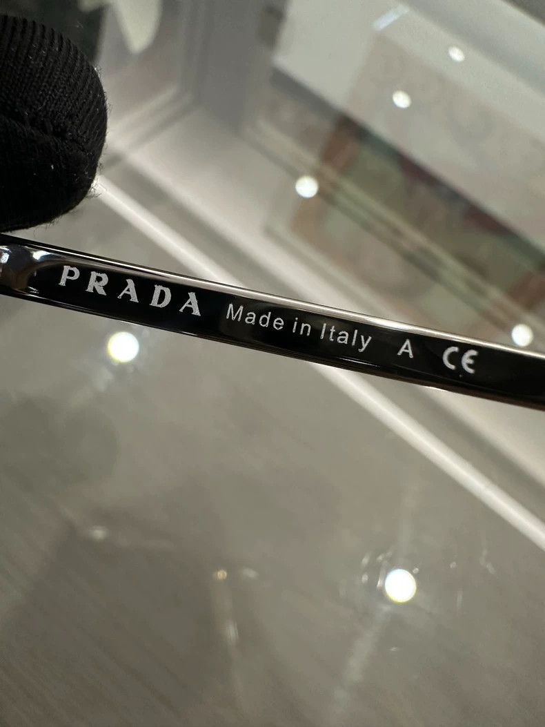 Prada Prada Classic Pilot Sunglasses with Case Size ONE SIZE - 5 Thumbnail