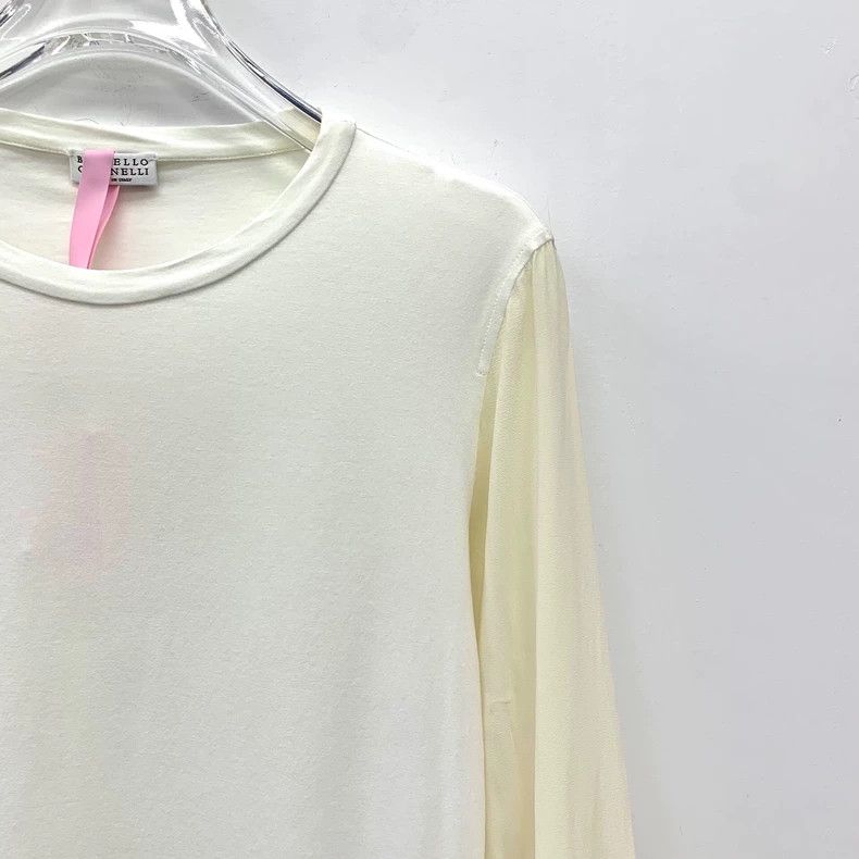 Brunello Cucinelli Brunello Cucinelli Long Sleeve T-Shirt Size M Size M / US 6-8 / IT 42-44 - 3 Thumbnail