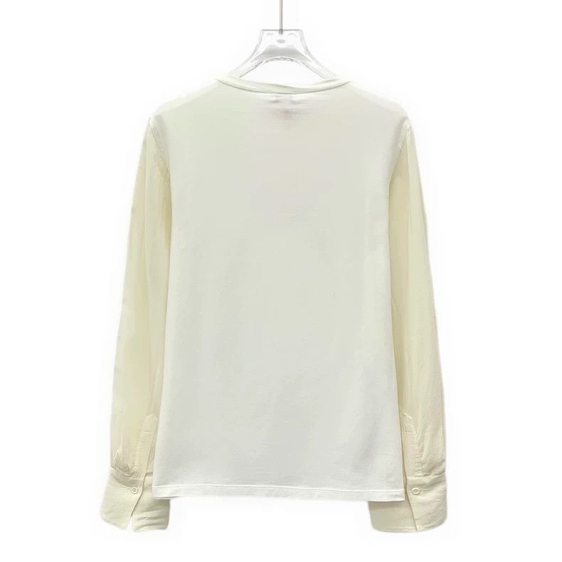 Brunello Cucinelli Brunello Cucinelli Long Sleeve T-Shirt Size M Size M / US 6-8 / IT 42-44 - 2 Thumbnail