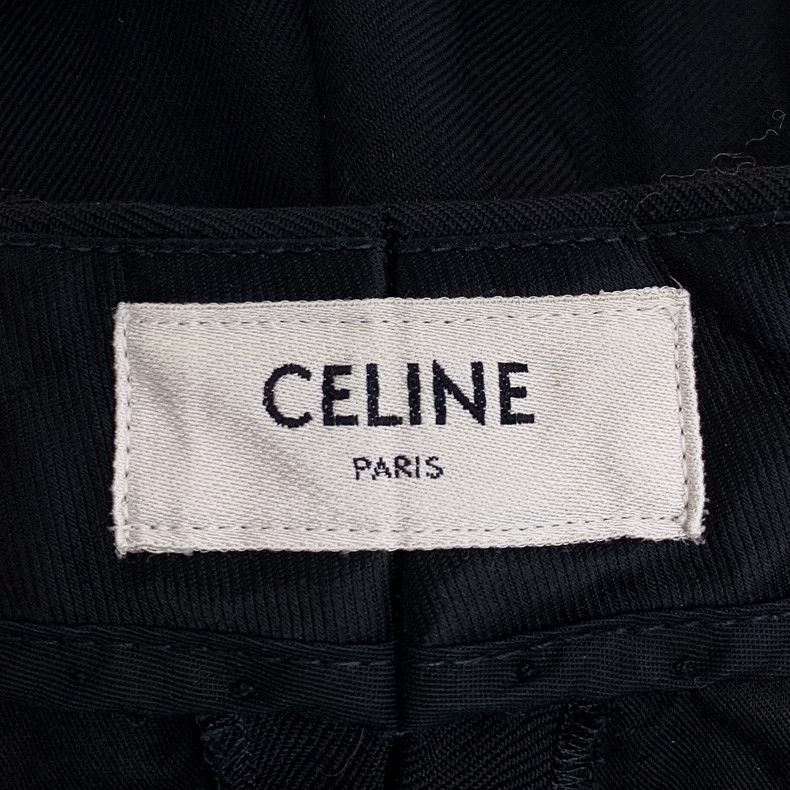 Celine Celine Black Cotton Casual Pants XXS Size Size 34" / US 12 / IT 48 - 5 Thumbnail