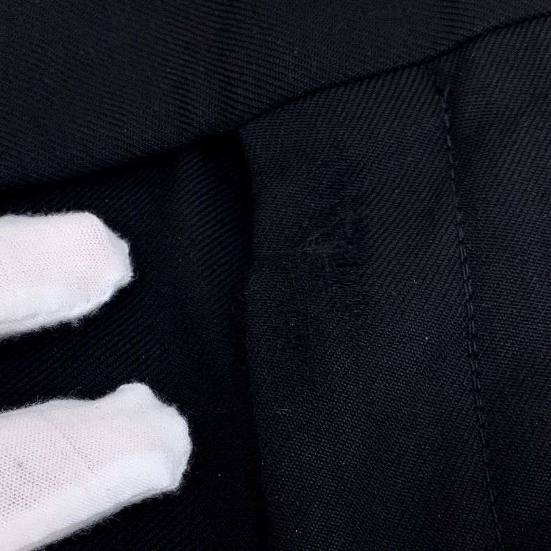 Celine Celine Black Cotton Casual Pants XXS Size Size 34" / US 12 / IT 48 - 8 Thumbnail