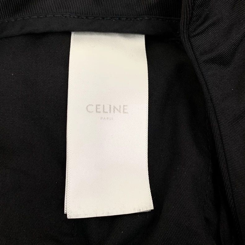 Celine Celine Black Cotton Casual Pants XXS Size Size 34" / US 12 / IT 48 - 6 Thumbnail