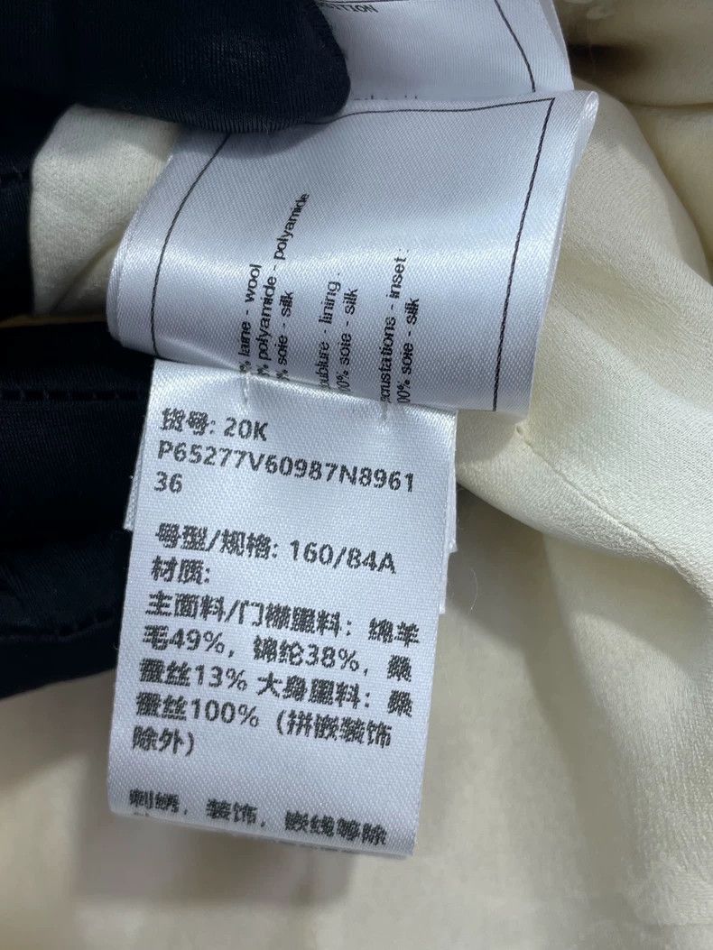 Chanel Chanel Cream Scalloped Edge Jacket Size S / US 4 / IT 40 - 8 Thumbnail