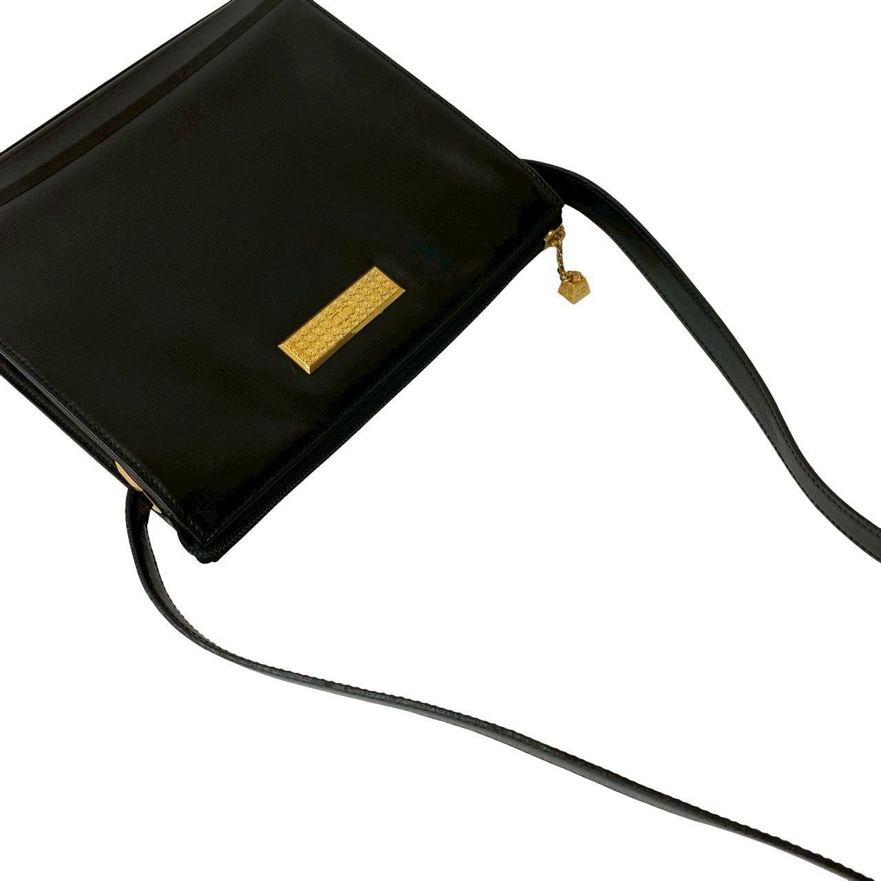Dior Dior Shoulder Bag Black Leather Size ONE SIZE - 4 Thumbnail