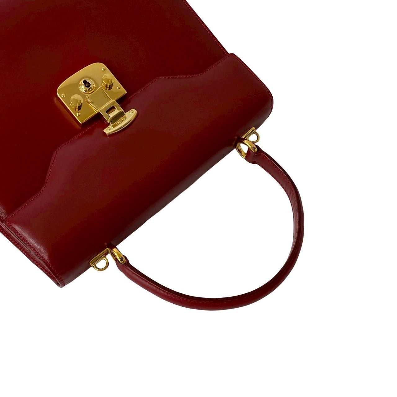 Gucci Gucci Shoulder Bag Red Leather Size ONE SIZE - 4 Thumbnail