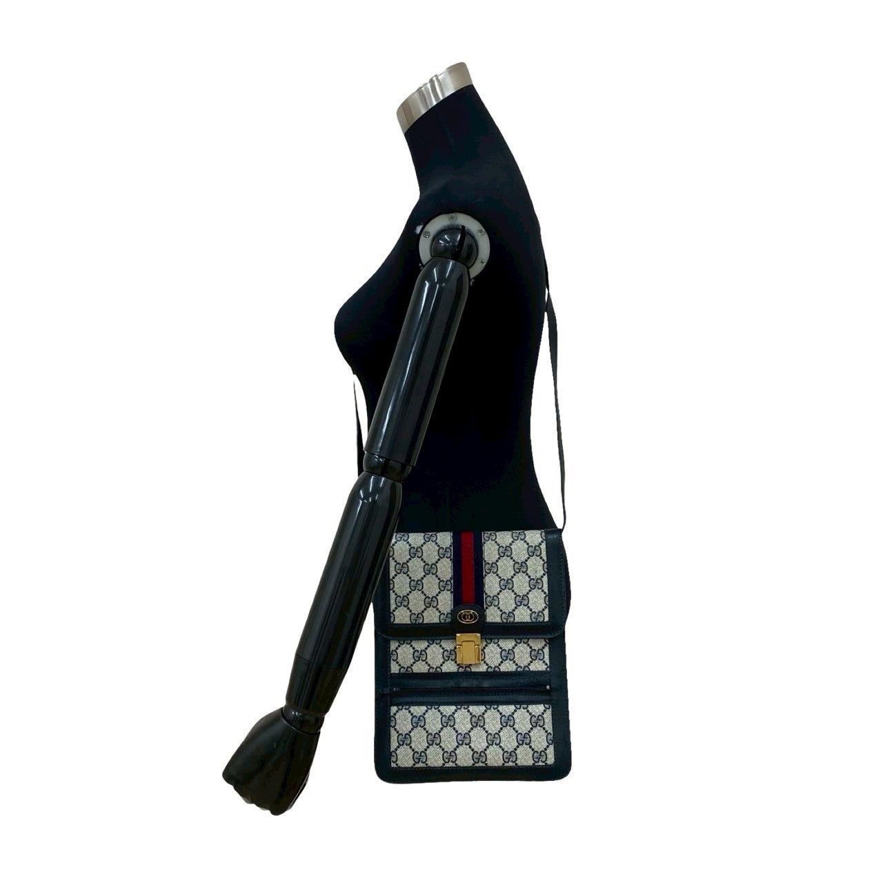Gucci Gucci Shoulder Bag Blue Leather Size ONE SIZE - 2 Thumbnail