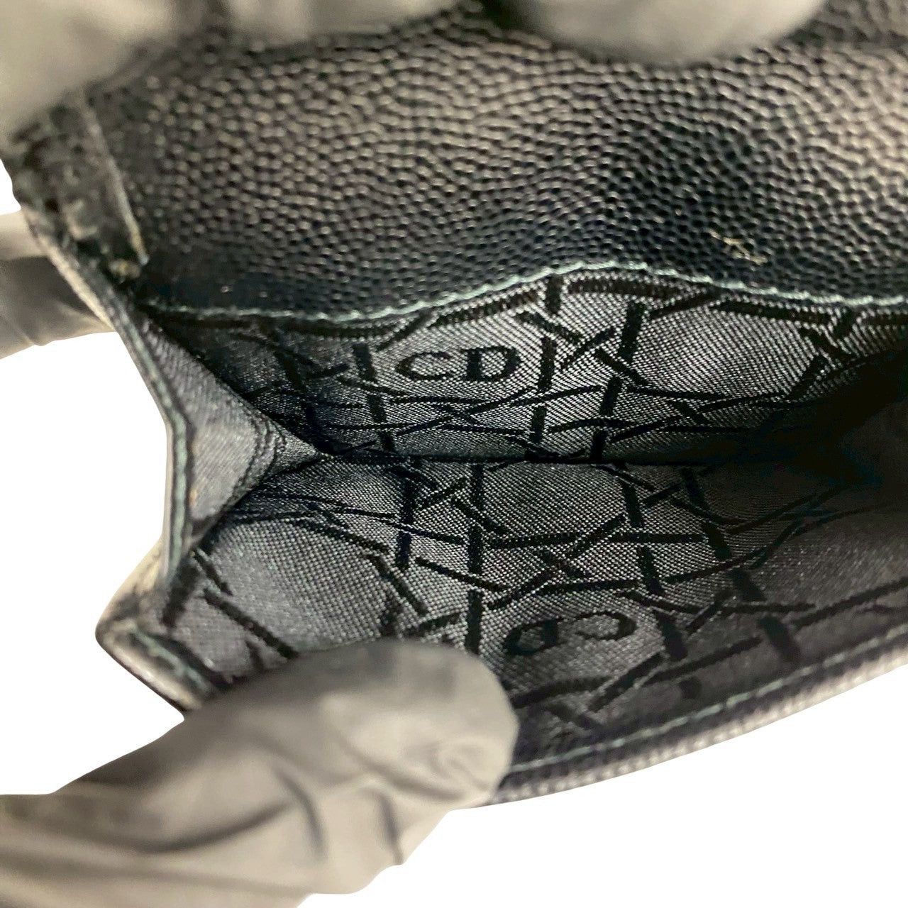 Dior Dior Black Leather Size ONE SIZE - 10 Thumbnail