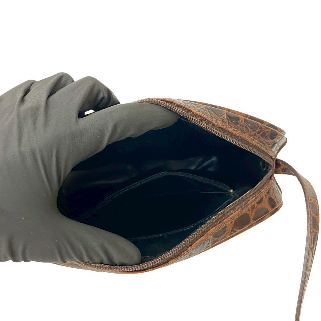 Salvatore Ferragamo Salvatore Ferragamo Shoulder Bag Brown Leather Size ONE SIZE - 10 Thumbnail