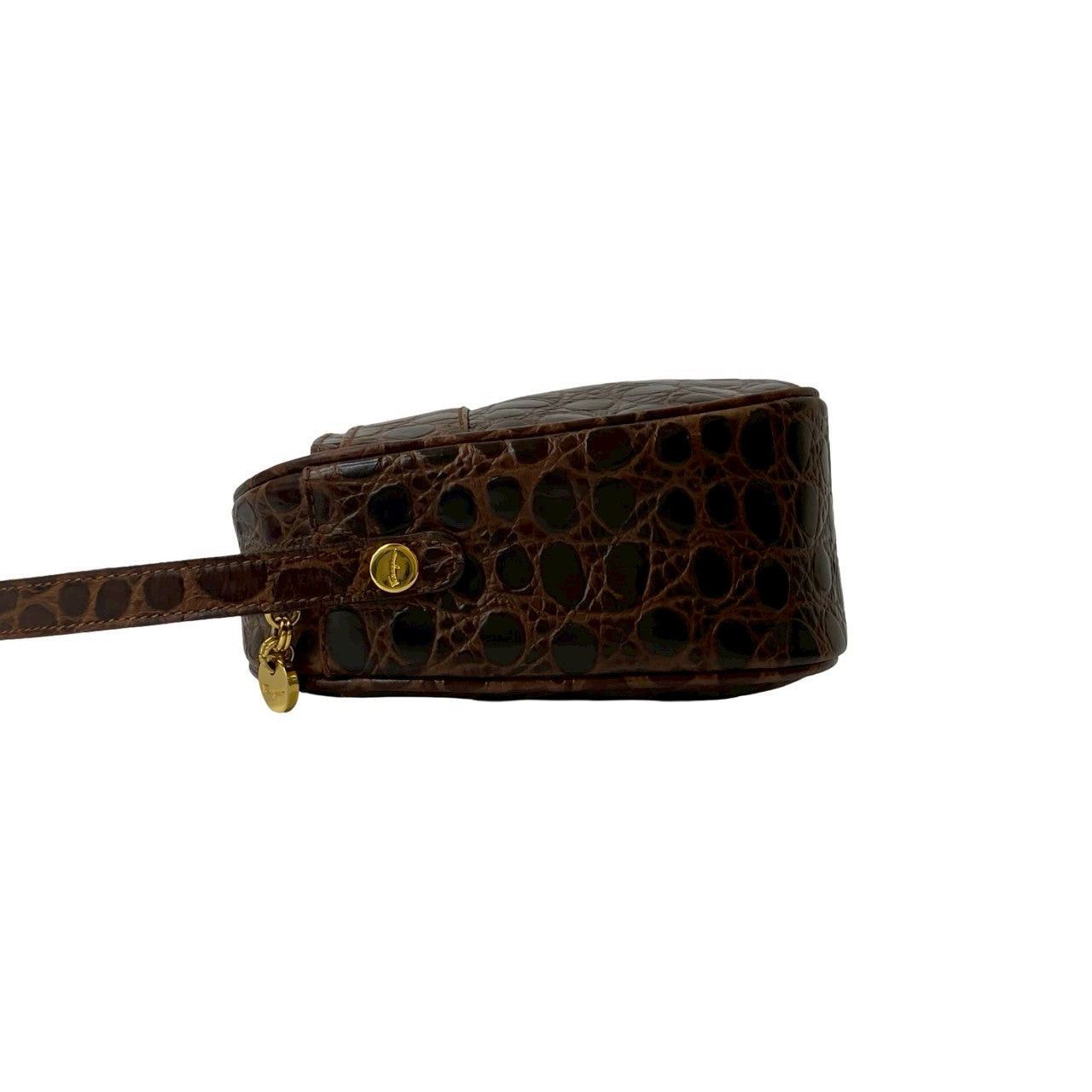 Salvatore Ferragamo Salvatore Ferragamo Shoulder Bag Brown Leather Size ONE SIZE - 5 Thumbnail