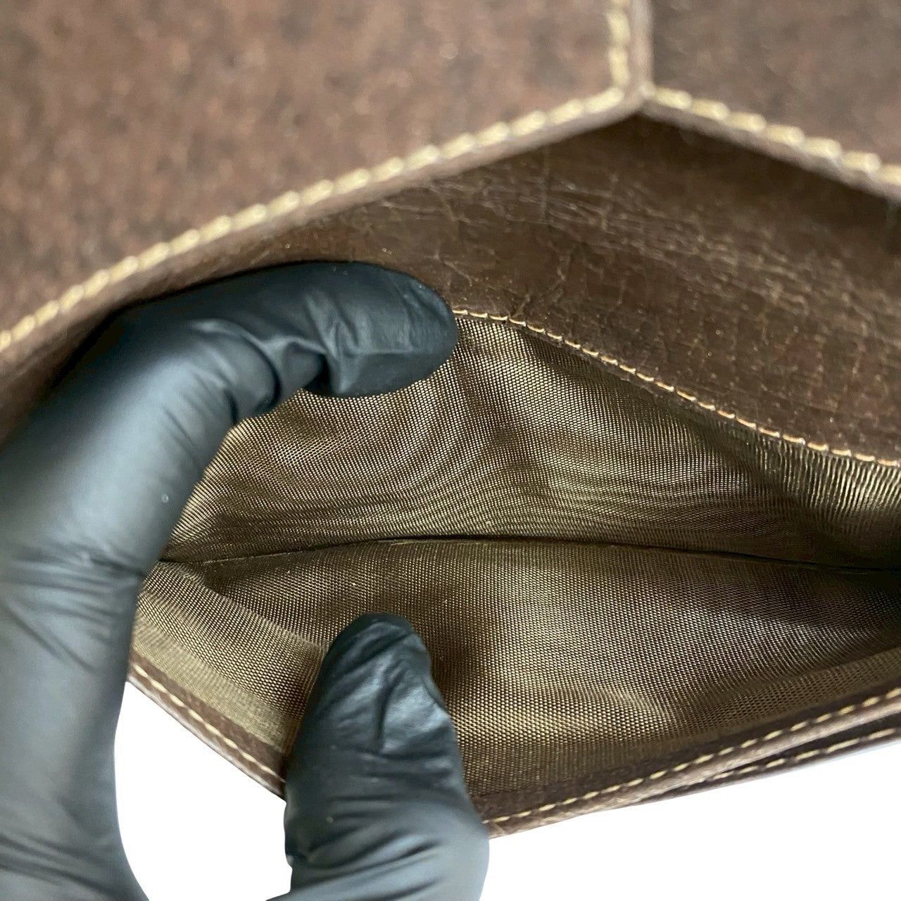 Gucci Gucci Brown Leather Size ONE SIZE - 8 Thumbnail