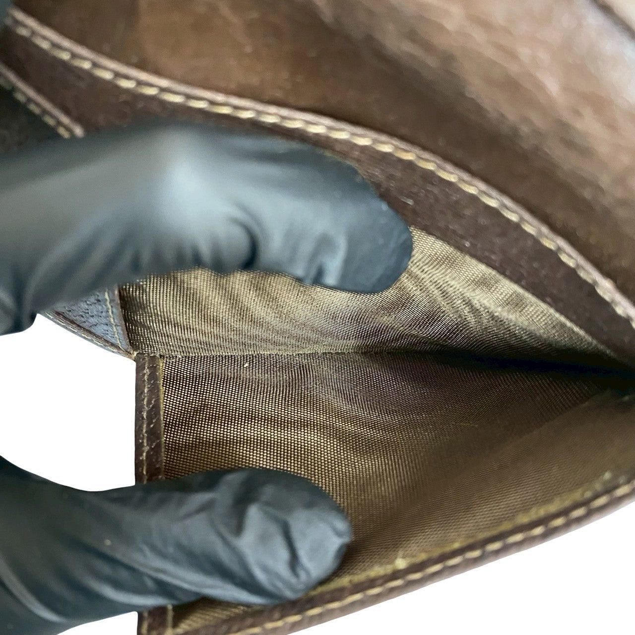 Gucci Gucci Brown Leather Size ONE SIZE - 9 Thumbnail
