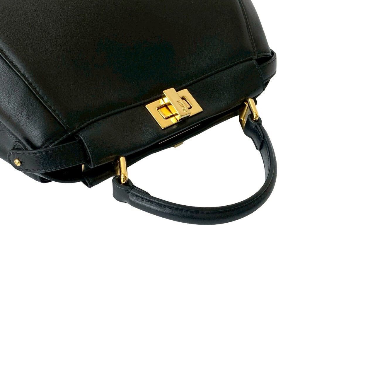 Fendi Fendi Shoulder Bag Black Leather Size ONE SIZE - 4 Thumbnail