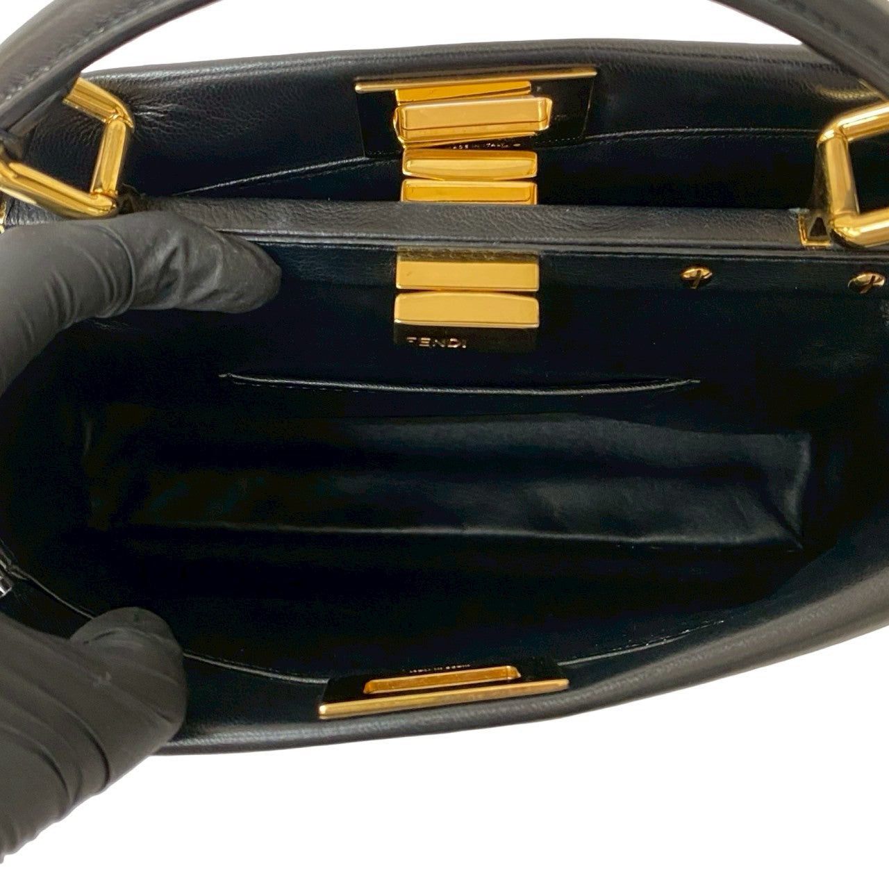 Fendi Fendi Shoulder Bag Black Leather Size ONE SIZE - 9 Thumbnail