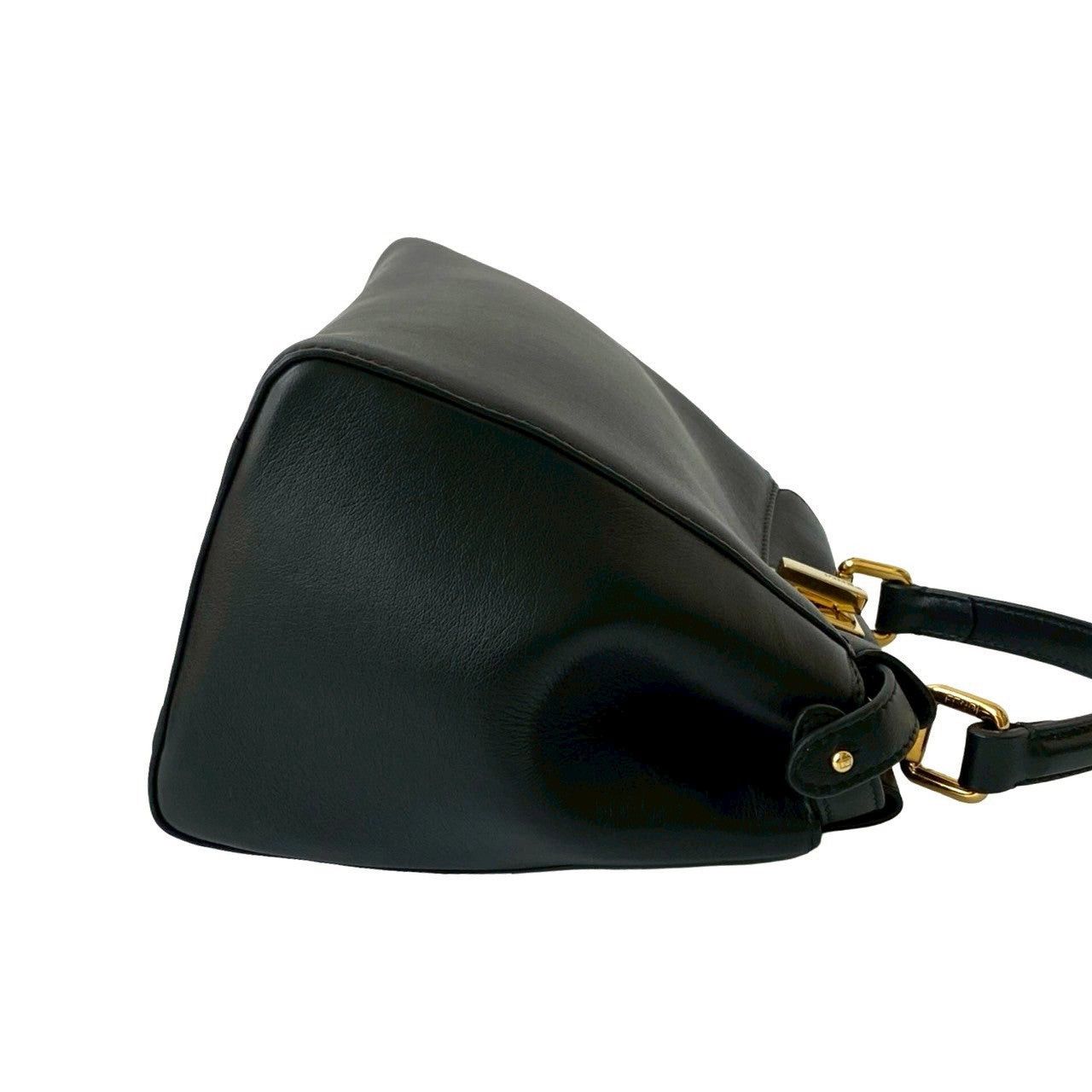 Fendi Fendi Shoulder Bag Black Leather Size ONE SIZE - 6 Thumbnail