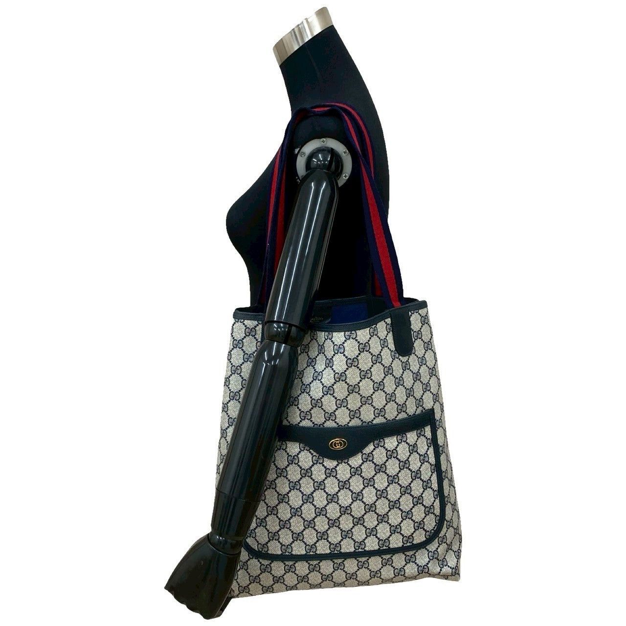 Gucci Gucci Tote Bag Blue Leather Size ONE SIZE - 2 Thumbnail