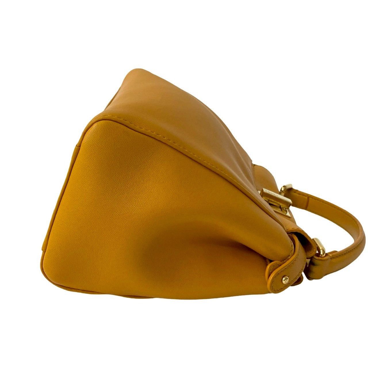 Fendi Fendi Shoulder Bag Yellow Leather Size ONE SIZE - 6 Thumbnail