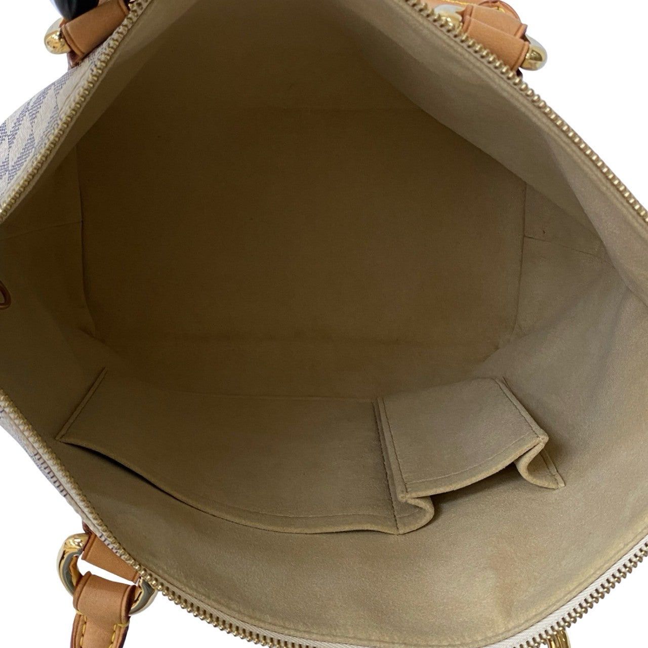 Louis Vuitton Louis Vuitton Tote Bag White Leather Size ONE SIZE - 9 Thumbnail