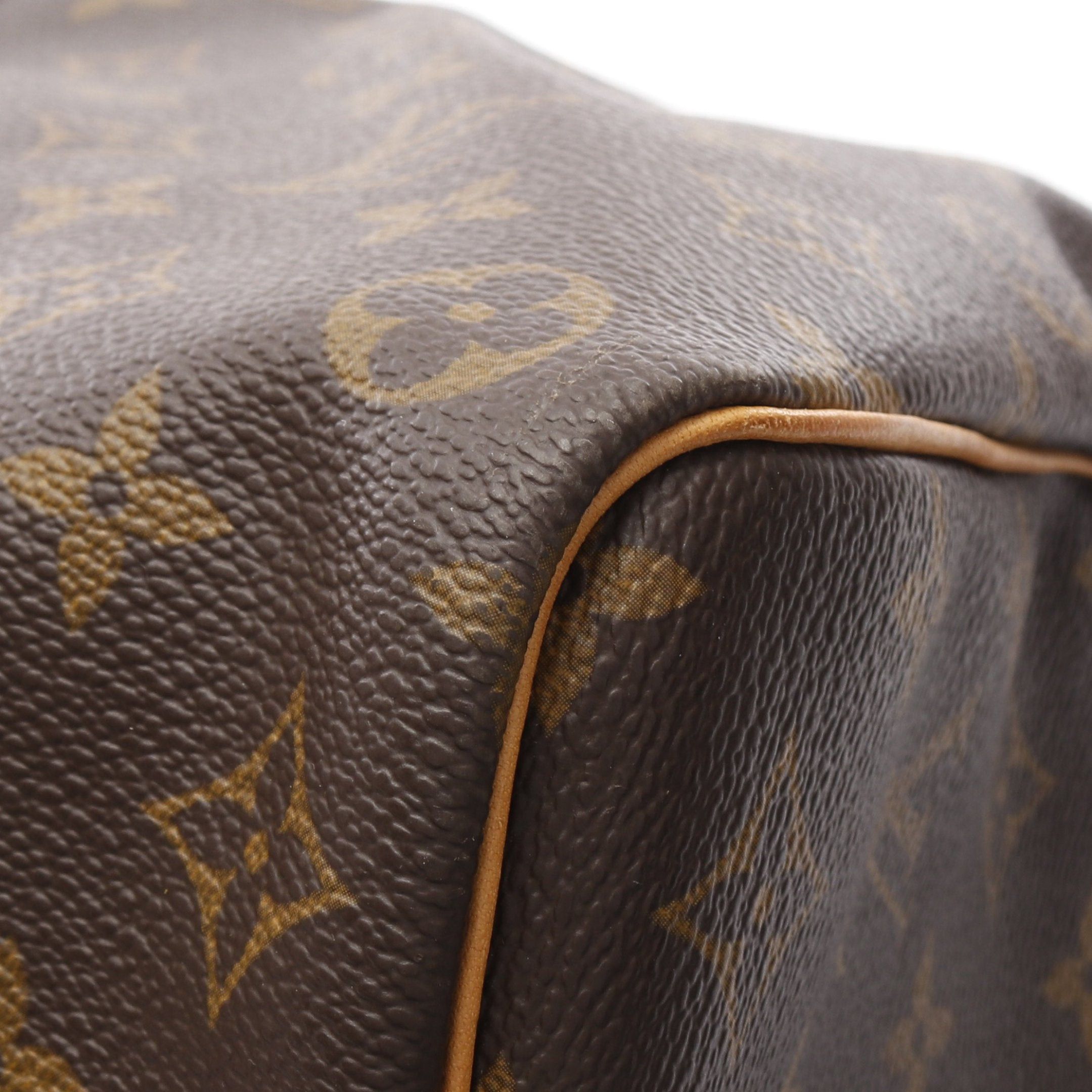 Louis Vuitton Louis Vuitton Keepall 50 Monogram Boston Bag Leather Brown Size ONE SIZE - 8 Thumbnail
