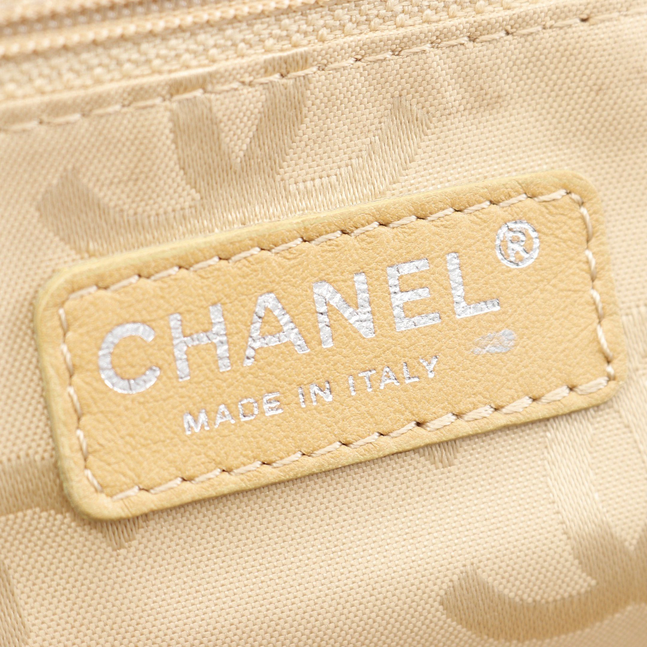Chanel Chanel Coco Mark Boston Bag Leather Light Brown Silver Hardware Size ONE SIZE - 5 Thumbnail