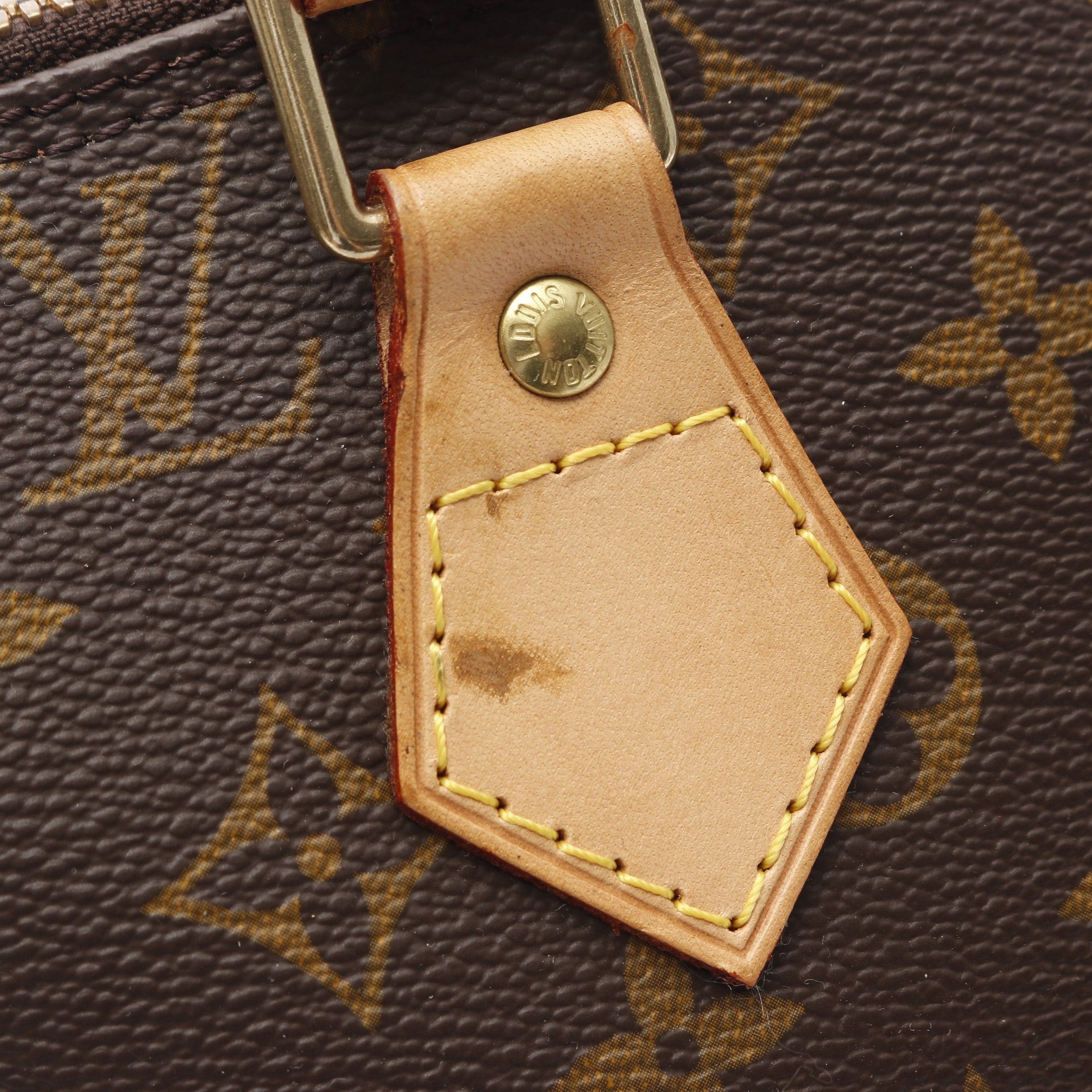 Louis Vuitton Louis Vuitton Alma Pm Monogram Handbag Leather Brown Size ONE SIZE - 7 Thumbnail