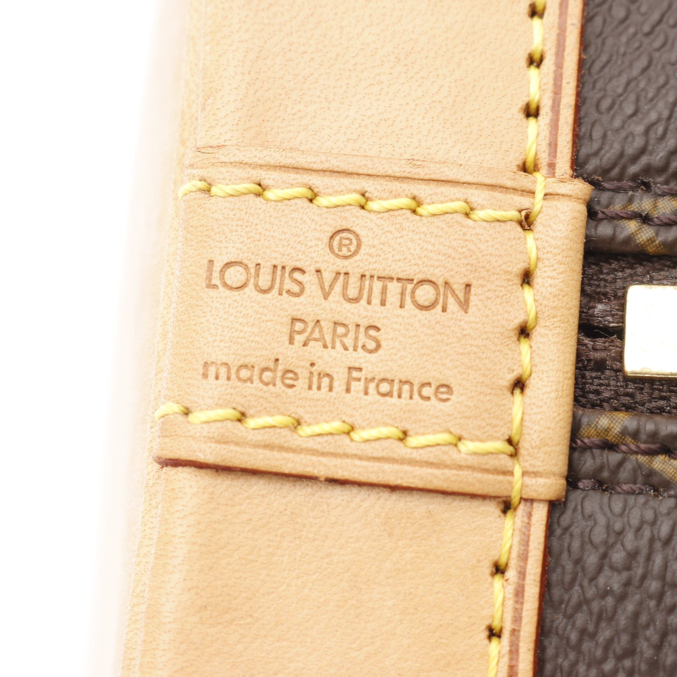 Louis Vuitton Louis Vuitton Alma Pm Monogram Handbag Leather Brown Size ONE SIZE - 4 Thumbnail