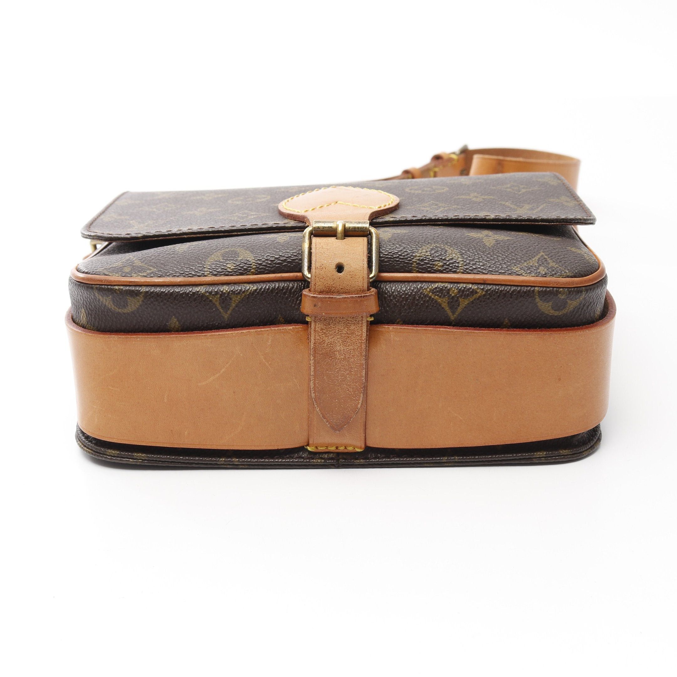 Louis Vuitton Louis Vuitton Cartesier Mm Monogram Shoulder Bag Leather Brown Size ONE SIZE - 13 Thumbnail