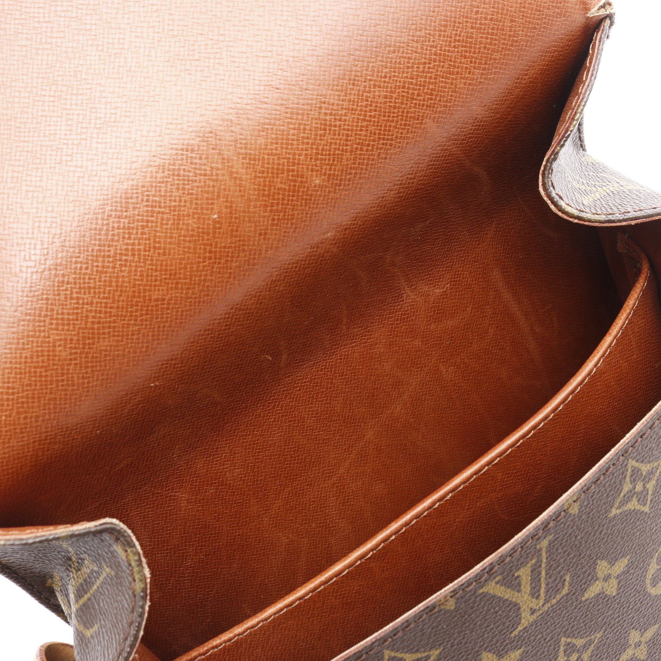 Louis Vuitton Louis Vuitton Cartesier Mm Monogram Shoulder Bag Leather Brown Size ONE SIZE - 6 Thumbnail