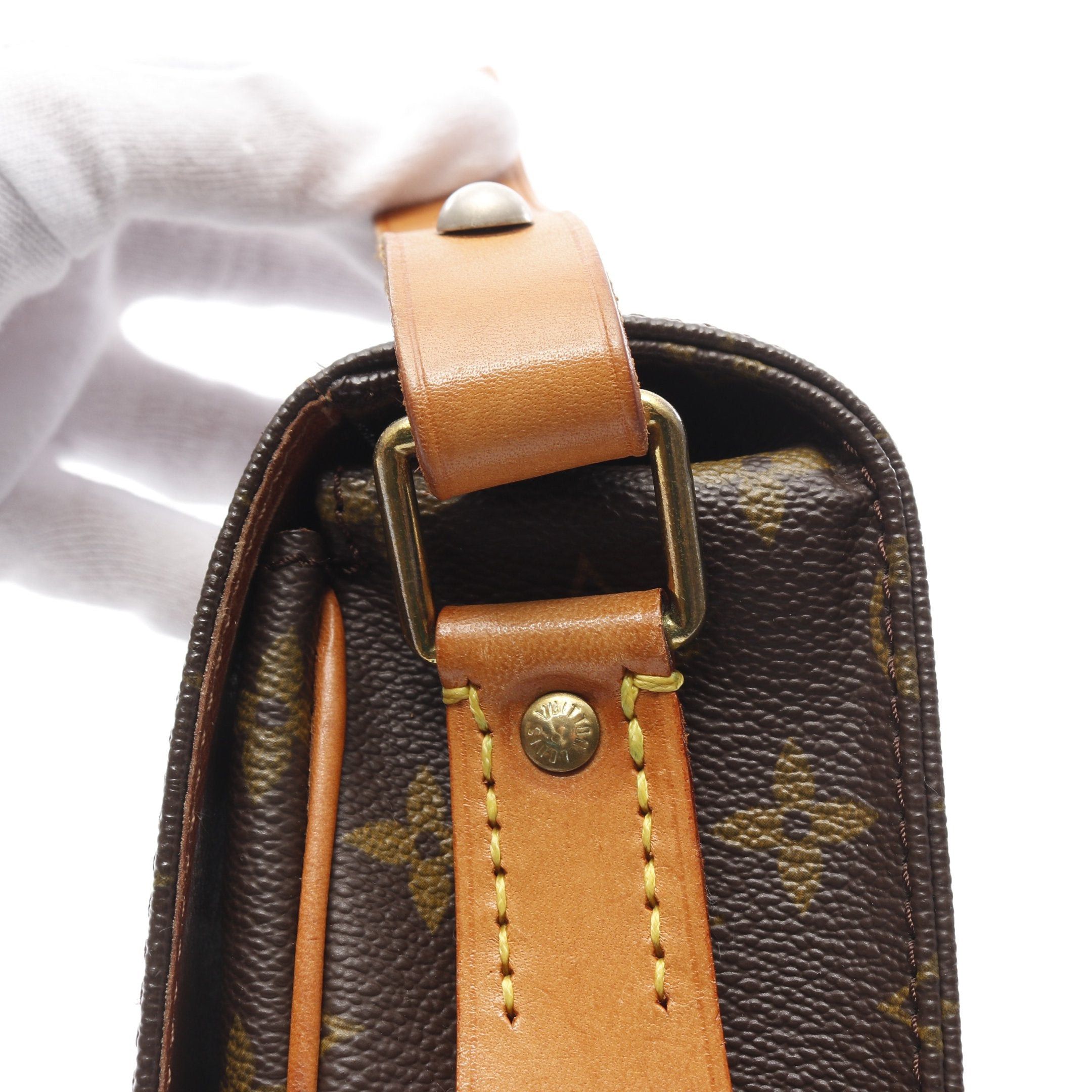 Louis Vuitton Louis Vuitton Cartesier Mm Monogram Shoulder Bag Leather Brown Size ONE SIZE - 11 Thumbnail