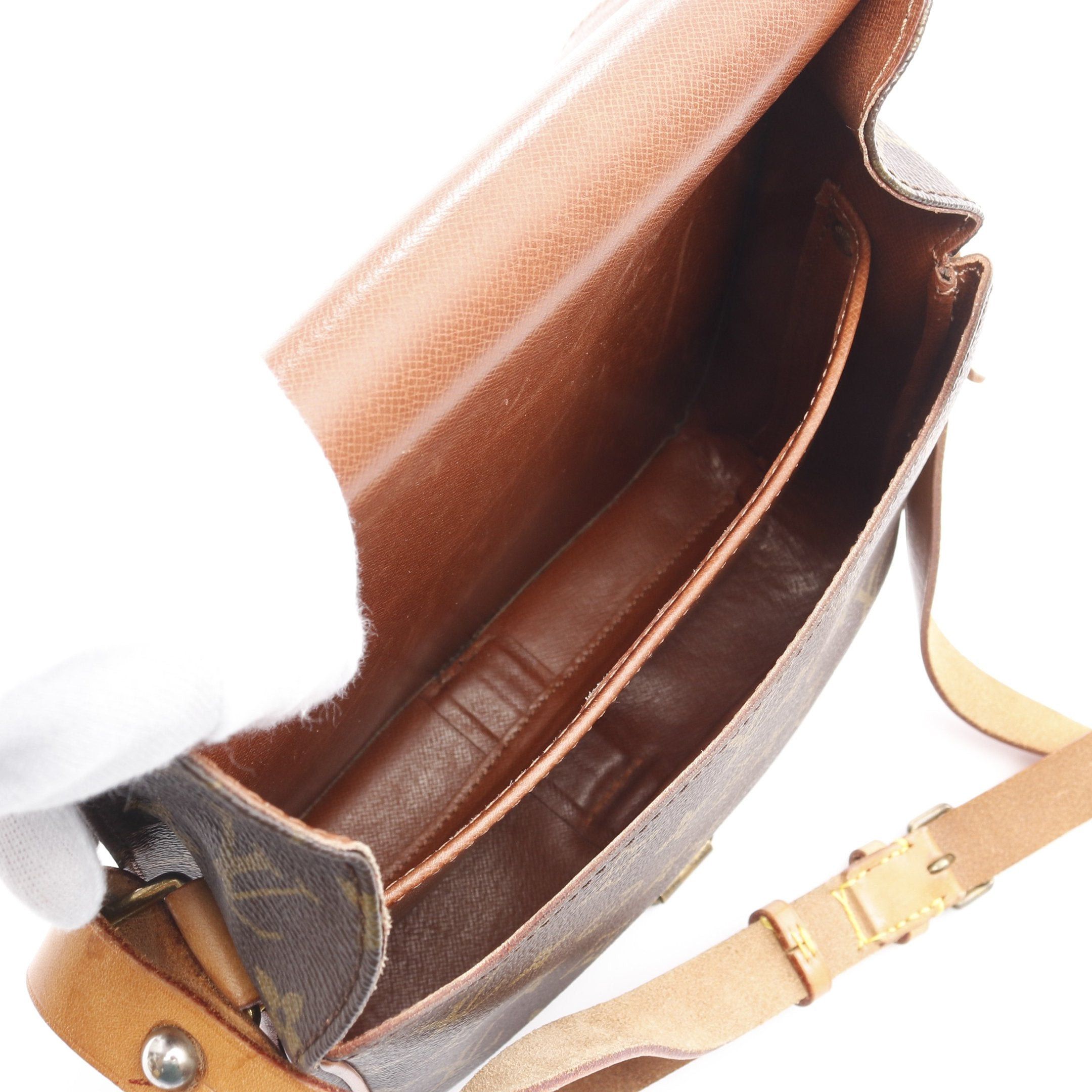 Louis Vuitton Louis Vuitton Cartesier Mm Monogram Shoulder Bag Leather Brown Size ONE SIZE - 3 Thumbnail