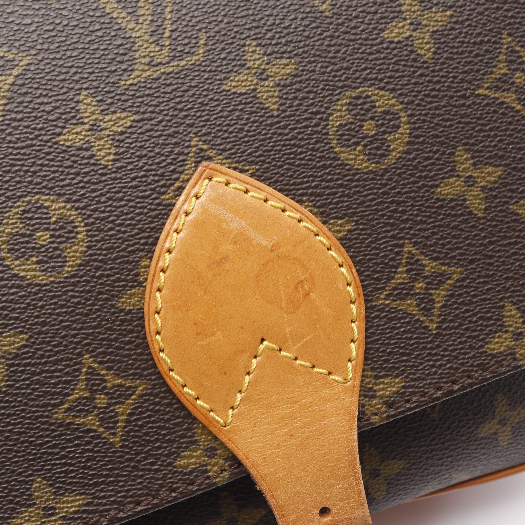 Louis Vuitton Louis Vuitton Cartesier Mm Monogram Shoulder Bag Leather Brown Size ONE SIZE - 8 Thumbnail