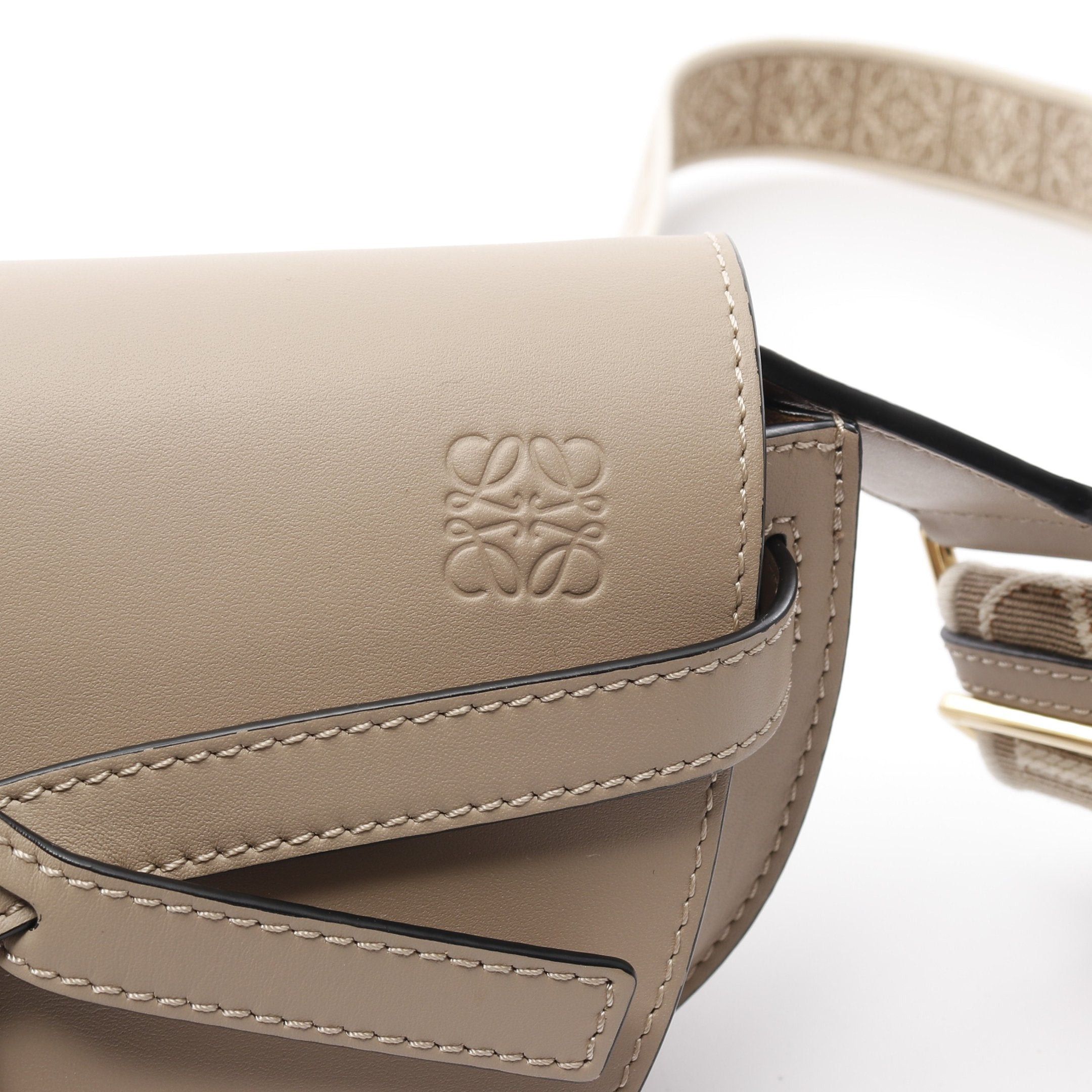 Loewe Loewe Gate Dual Bag Mini Shoulder Leather Beige Size ONE SIZE - 6 Thumbnail