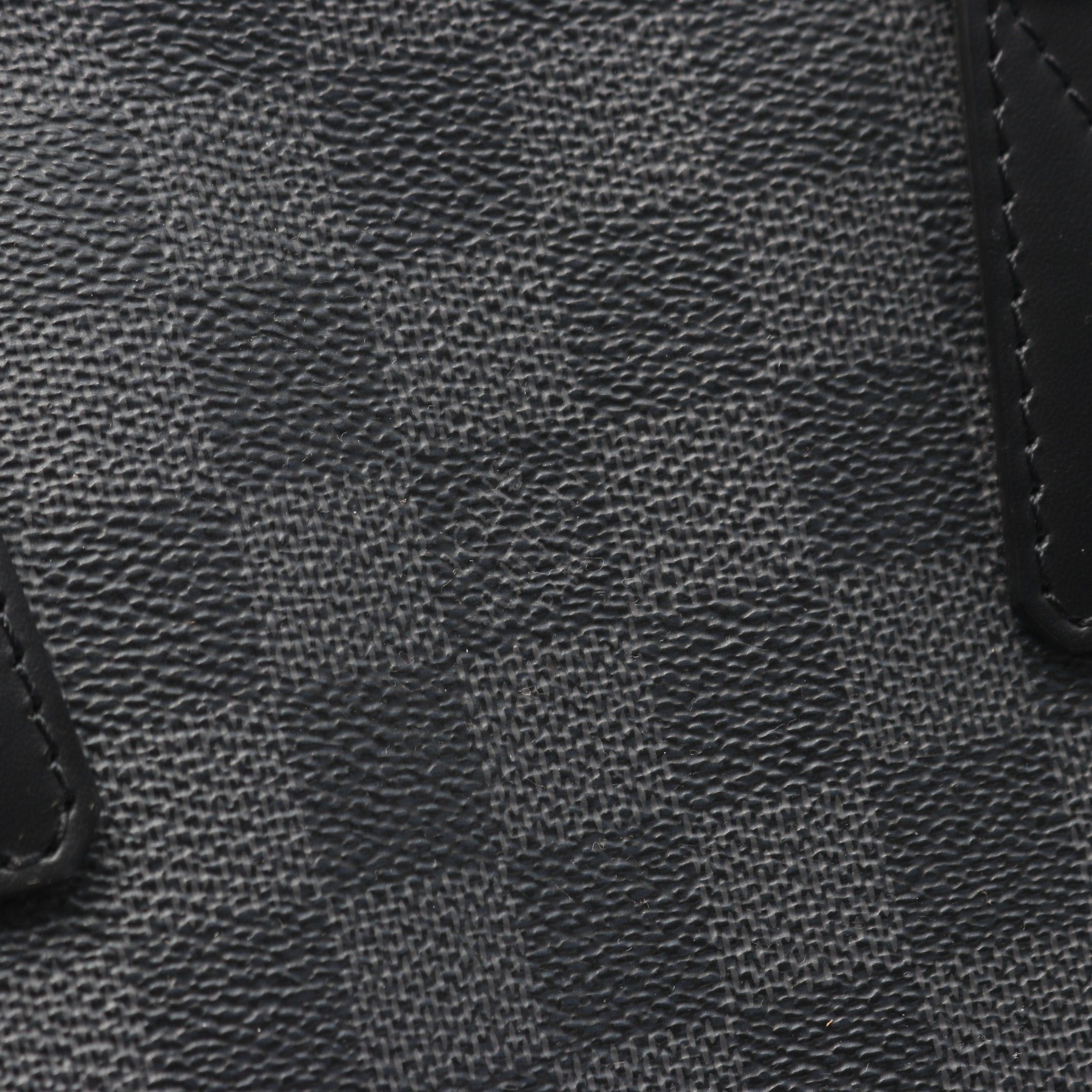 Louis Vuitton Louis Vuitton Pdj Porte De Cumanjour Damier Graphite Briefcase Business Bag Leather Black Size ONE SIZE - 10 Thumbnail