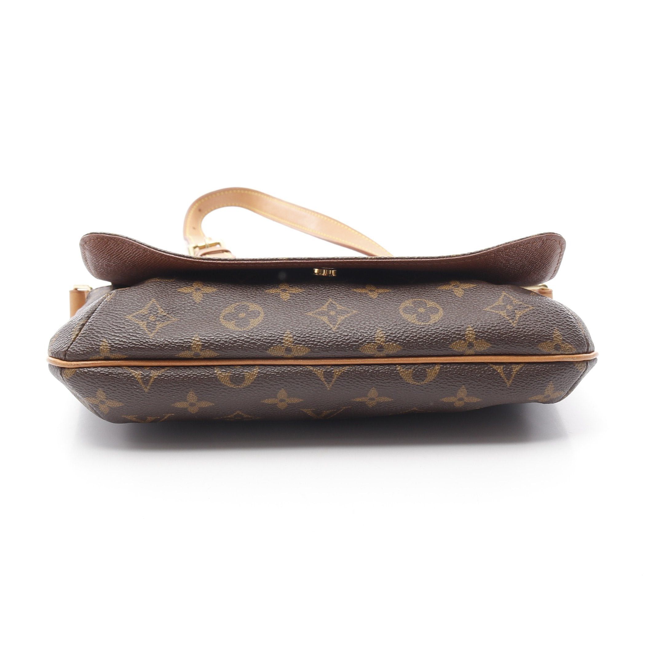 Louis Vuitton Louis Vuitton Musette Tango Short Strap Monogram Shoulder Bag Leather Brown Size ONE SIZE - 9 Thumbnail