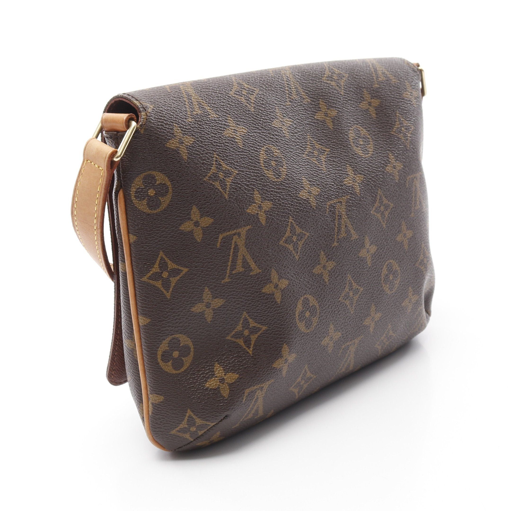 Louis Vuitton Louis Vuitton Musette Tango Short Strap Monogram Shoulder Bag Leather Brown Size ONE SIZE - 2 Thumbnail