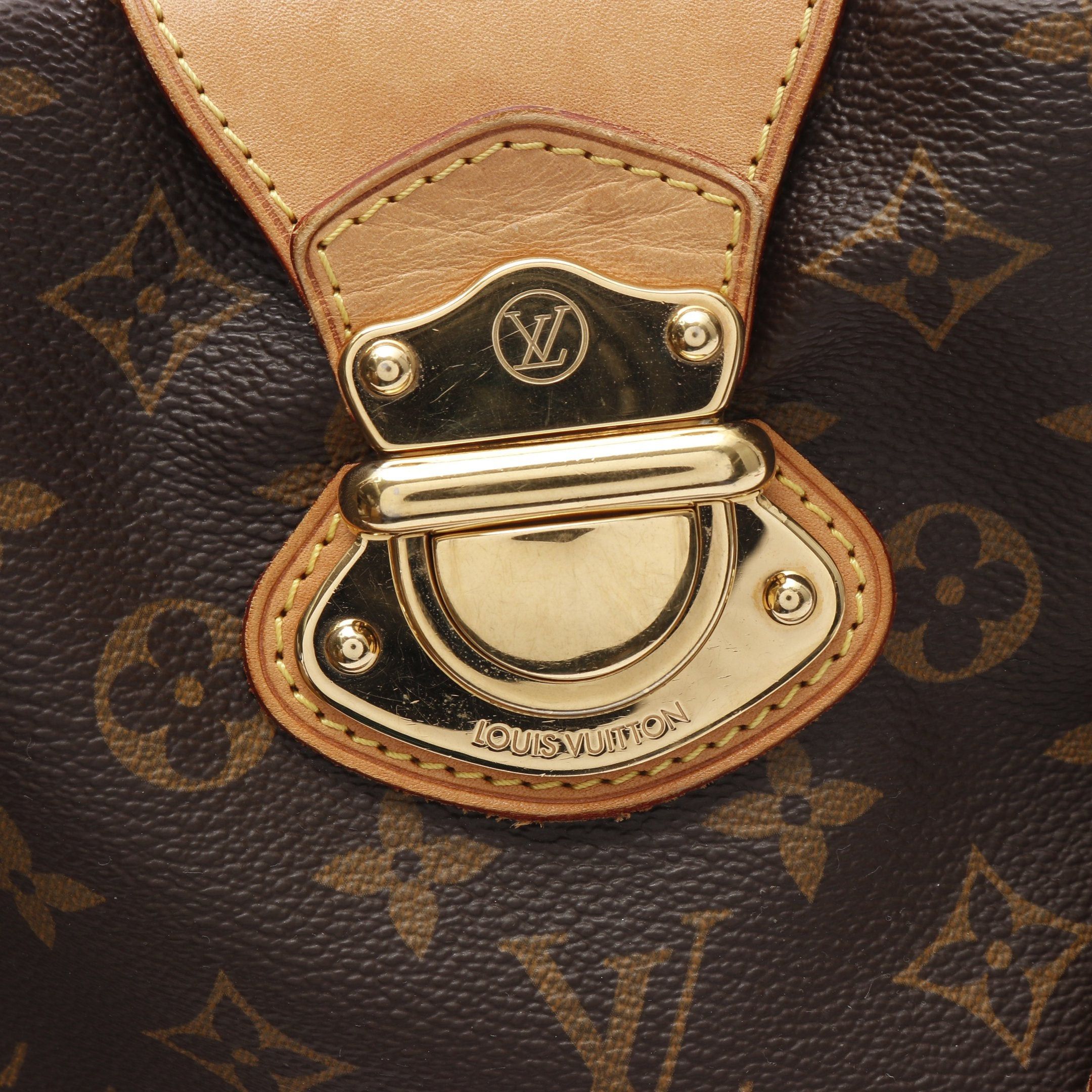 Louis Vuitton Louis Vuitton Stresa Pm Monogram Shoulder Bag Leather Brown Size ONE SIZE - 7 Thumbnail