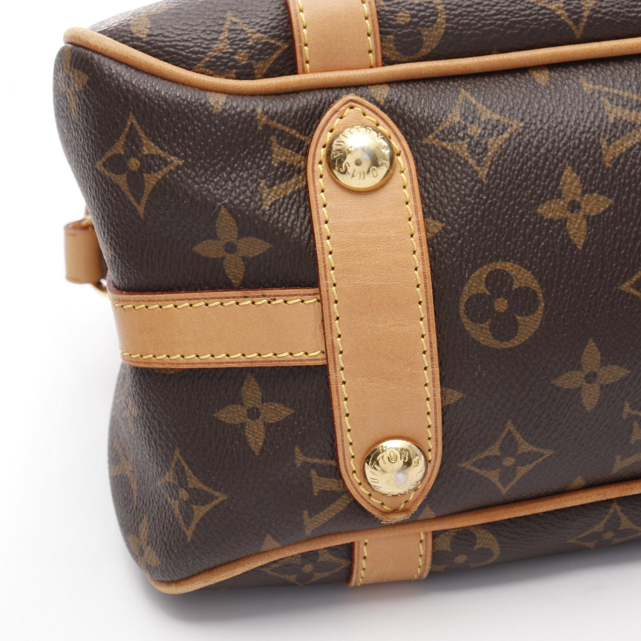 Louis Vuitton Louis Vuitton Stresa Pm Monogram Shoulder Bag Leather Brown Size ONE SIZE - 11 Thumbnail