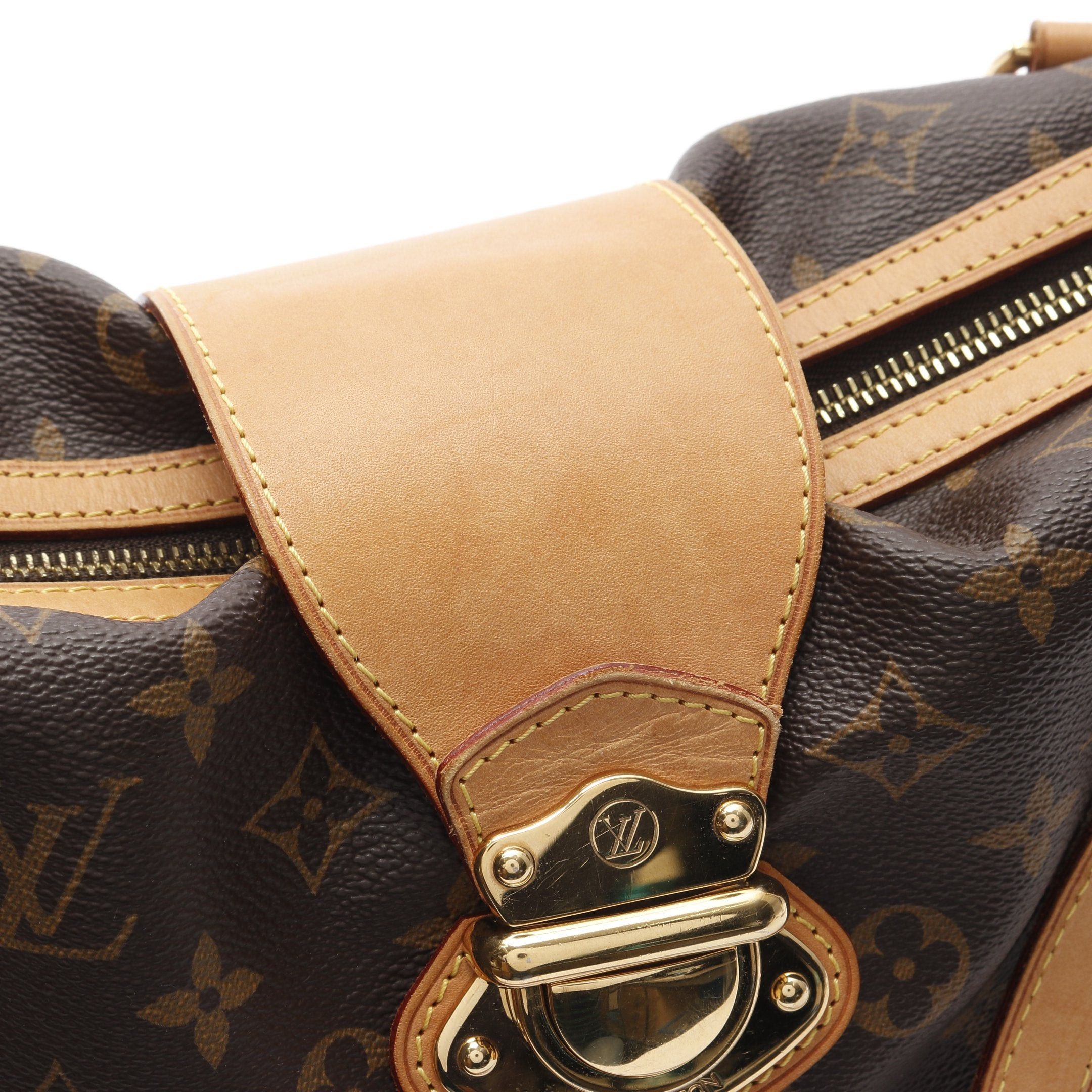 Louis Vuitton Louis Vuitton Stresa Pm Monogram Shoulder Bag Leather Brown Size ONE SIZE - 8 Thumbnail
