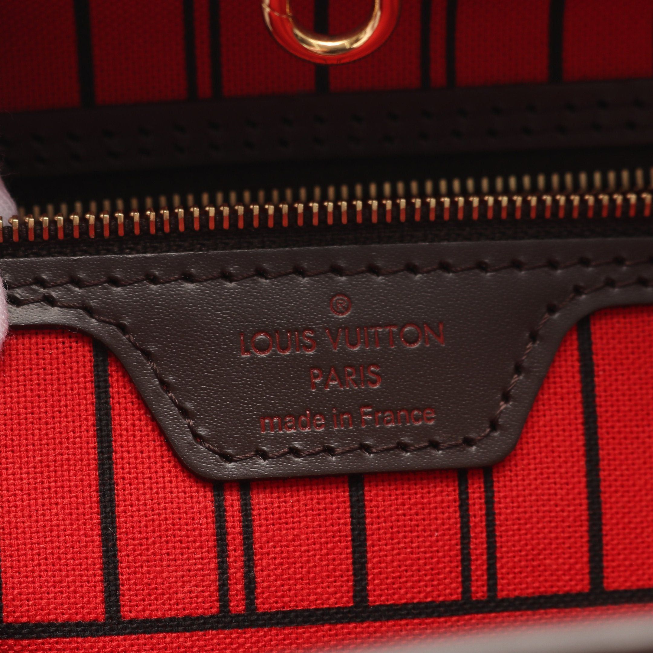 Louis Vuitton Louis Vuitton Neverfull Pm Damier Ebene Handbag Tote Bag Leather Brown Size ONE SIZE - 4 Thumbnail