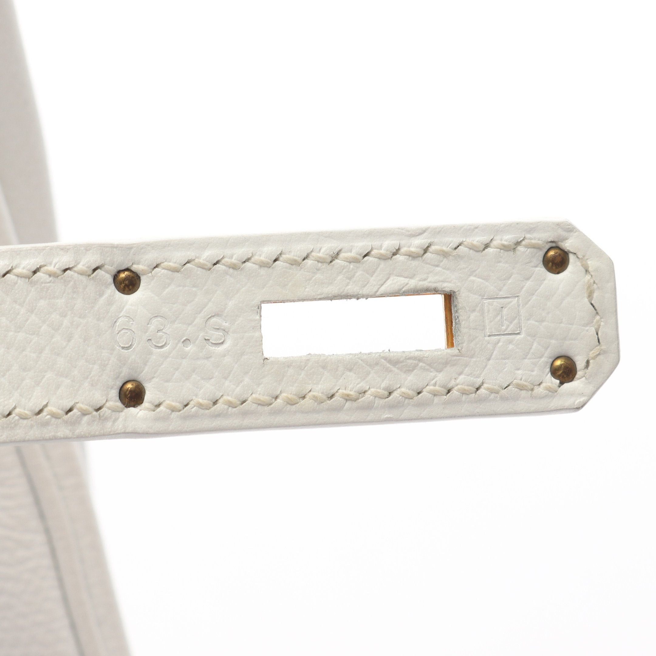 Hermes Hermes Kelly35 Handbag Veau Epsom White Gold Hardware Inner Stitch □I Stamp (Manufactured Around 2005) Size ONE SIZE - 5 Thumbnail