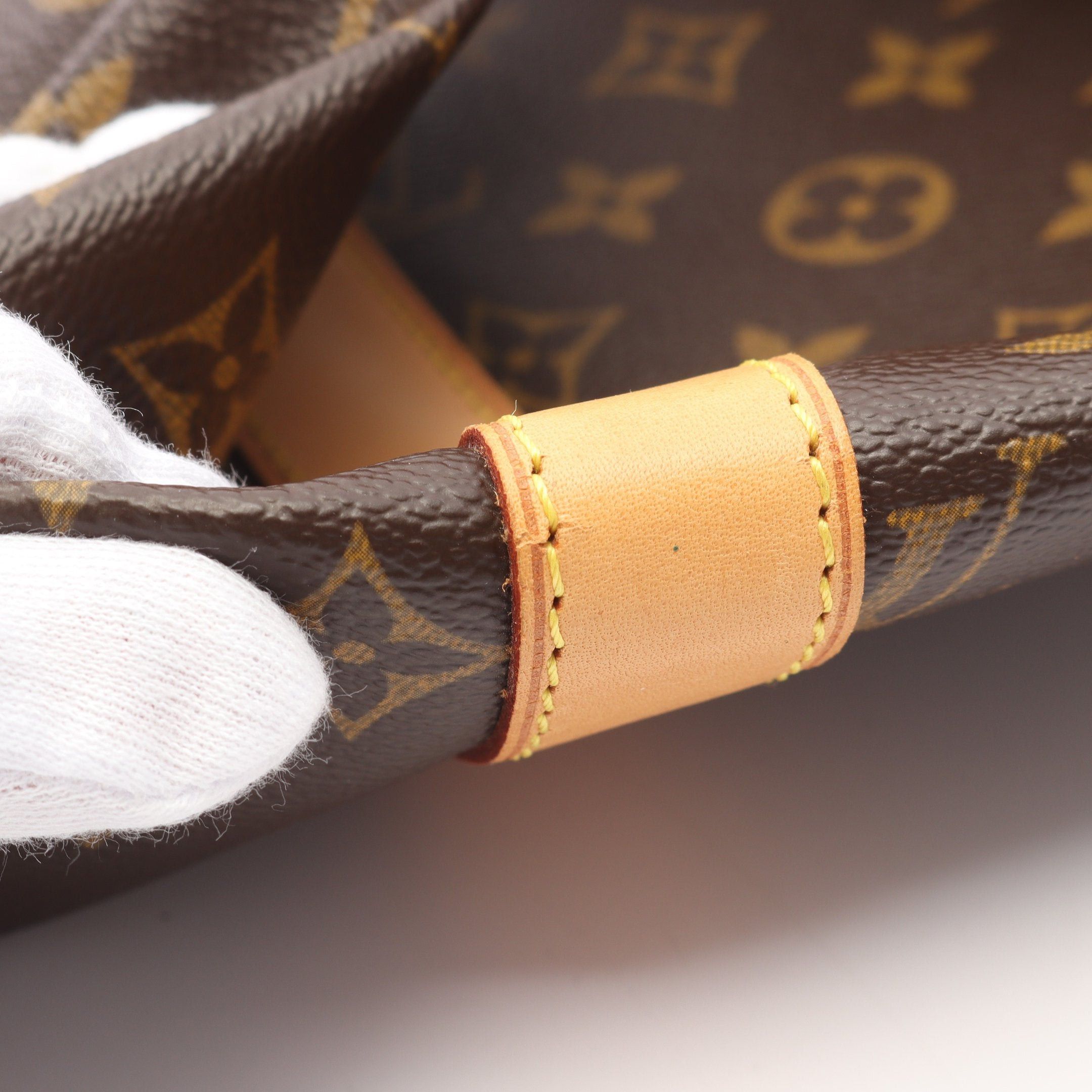 Louis Vuitton Louis Vuitton Keepall 45 Monogram Boston Bag Leather Brown Size ONE SIZE - 8 Thumbnail