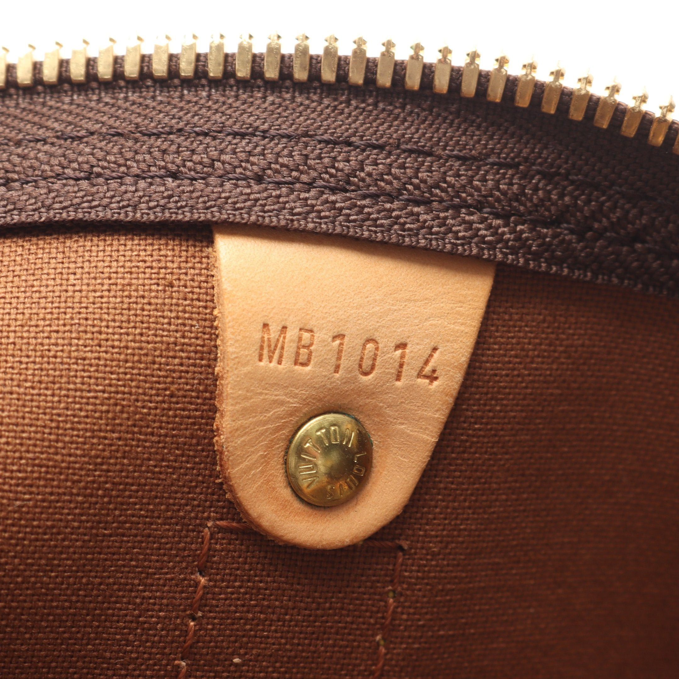 Louis Vuitton Louis Vuitton Keepall 45 Monogram Boston Bag Leather Brown Size ONE SIZE - 5 Thumbnail