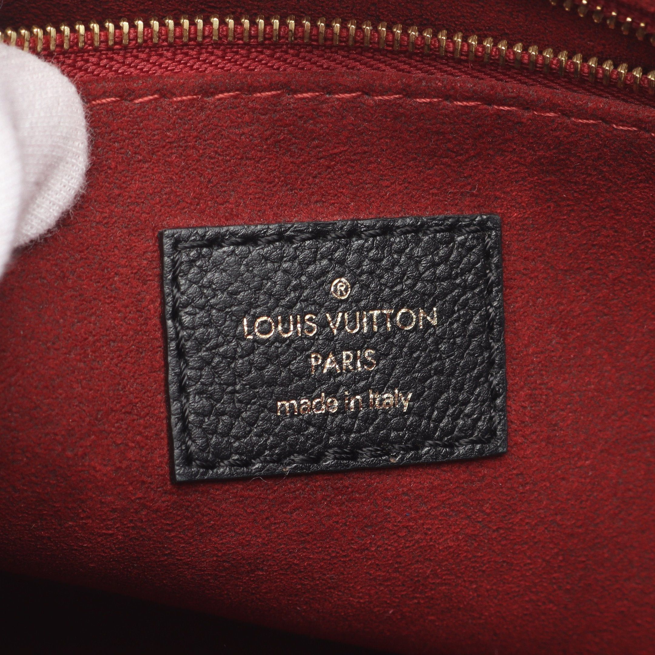 Louis Vuitton Louis Vuitton On-The-Go Pm Bicolor Monogram Empreinte Handbag Leather Black Beige Size ONE SIZE - 4 Thumbnail