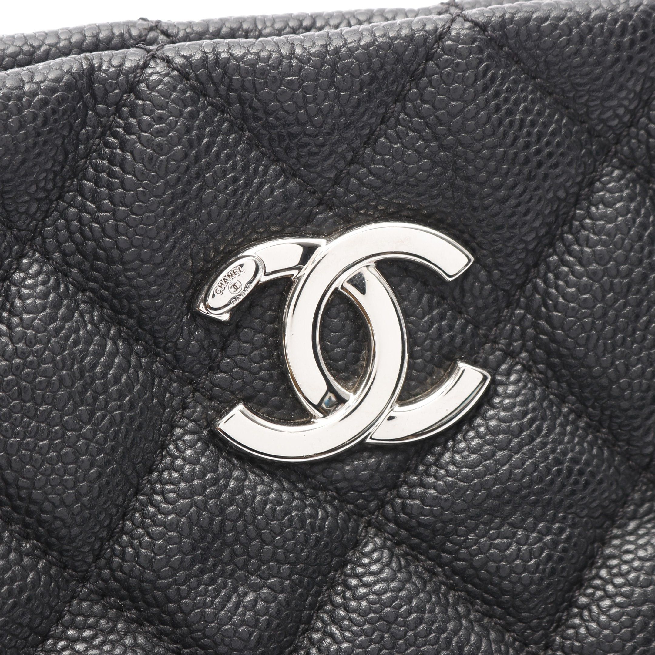 Chanel Chanel Matelasse Chain Shoulder Bag One Caviar Skin Black Silver Hardware Size ONE SIZE - 9 Thumbnail