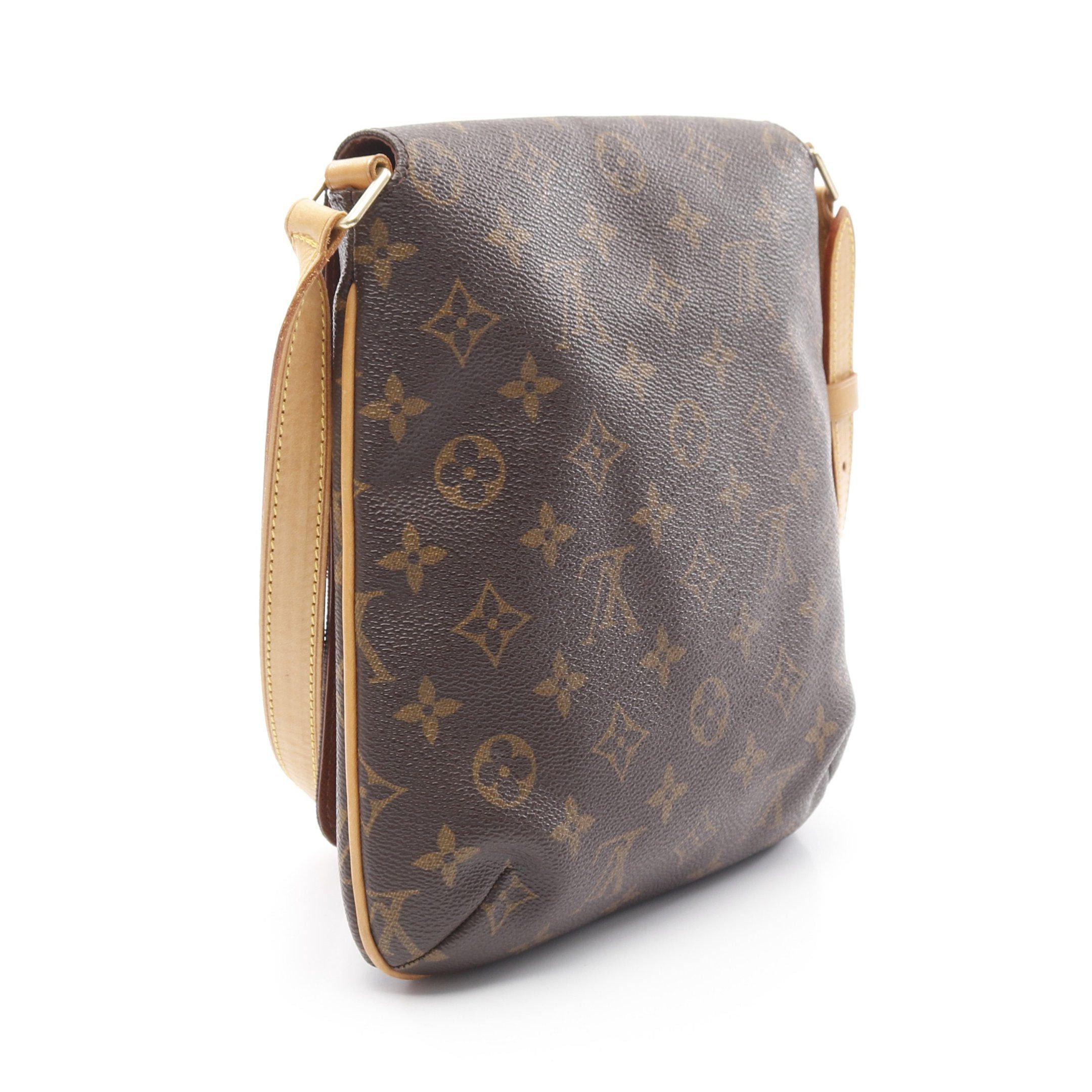 Louis Vuitton Louis Vuitton Musette Salsa Short Strap Monogram Shoulder Bag Leather Brown Size ONE SIZE - 2 Thumbnail