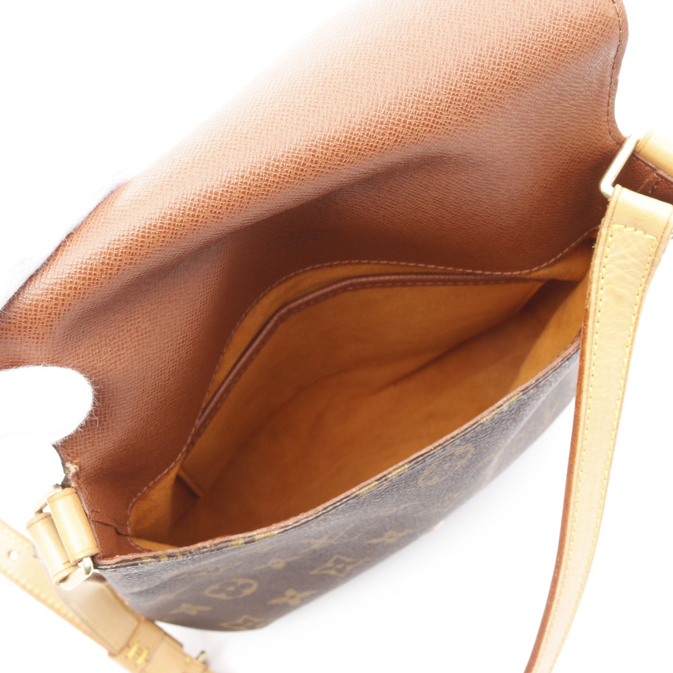 Louis Vuitton Louis Vuitton Musette Salsa Short Strap Monogram Shoulder Bag Leather Brown Size ONE SIZE - 3 Thumbnail