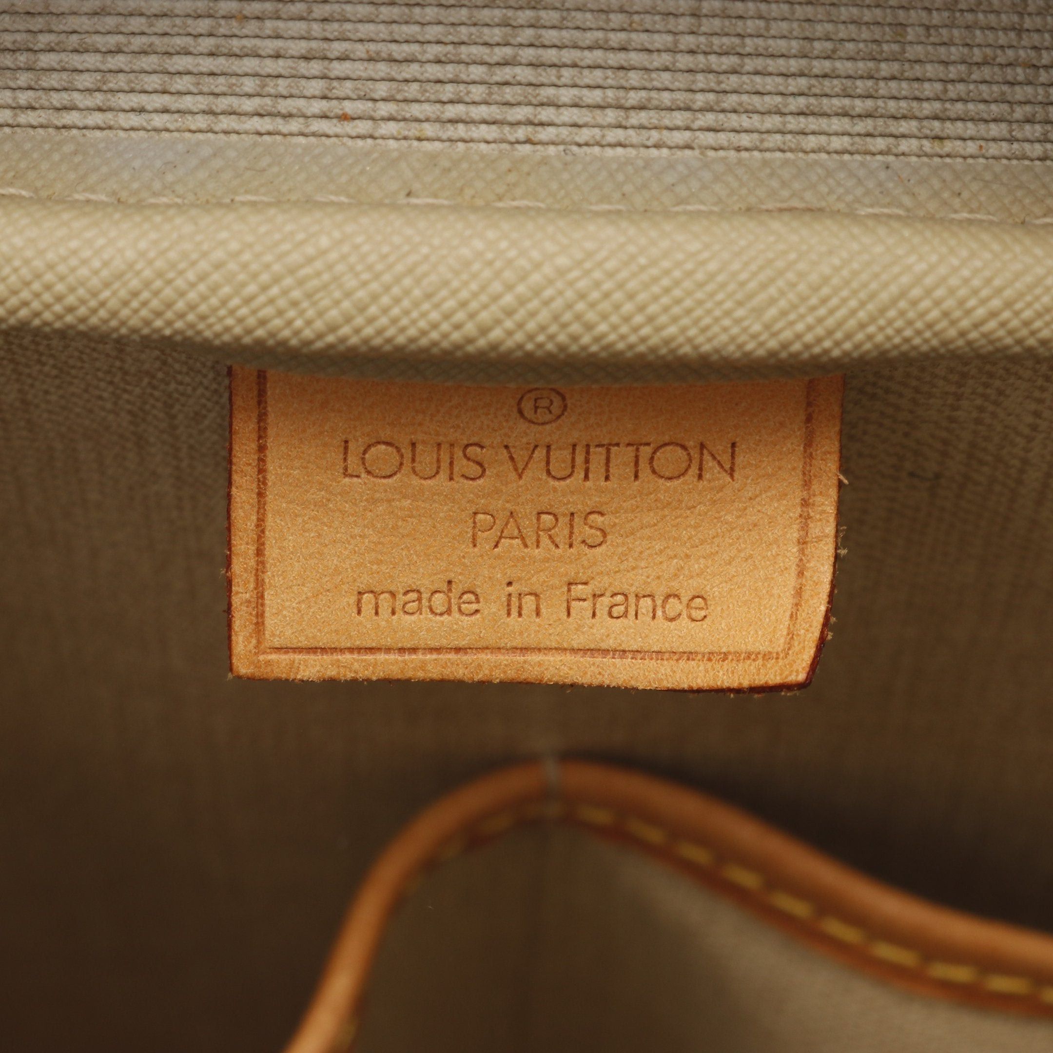 Louis Vuitton Louis Vuitton Deauville Bowling Vanity Monogram Handbag Leather Brown Size ONE SIZE - 4 Thumbnail