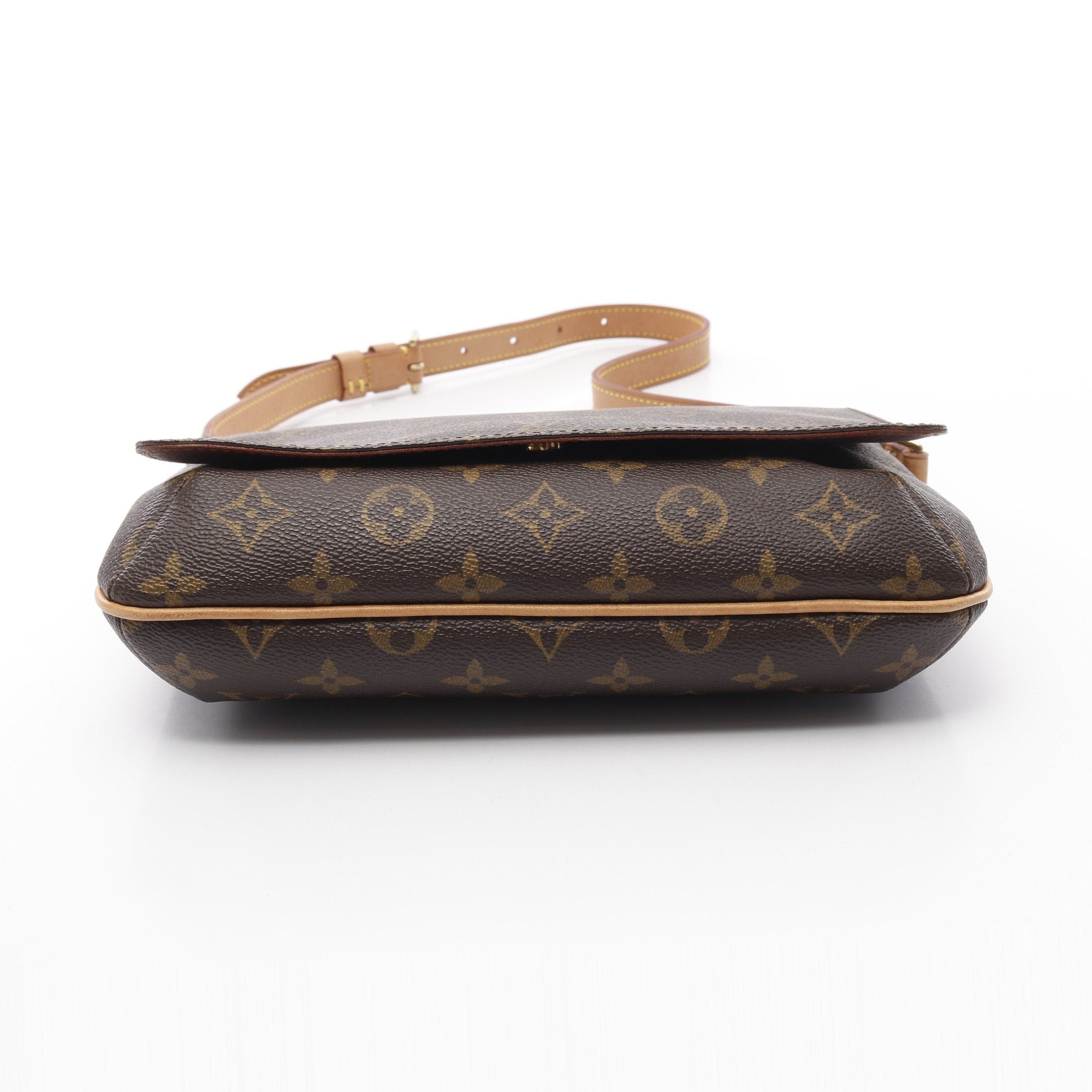 Louis Vuitton Louis Vuitton Musette Tango Short Strap Monogram Shoulder Bag Leather Brown Size ONE SIZE - 7 Thumbnail