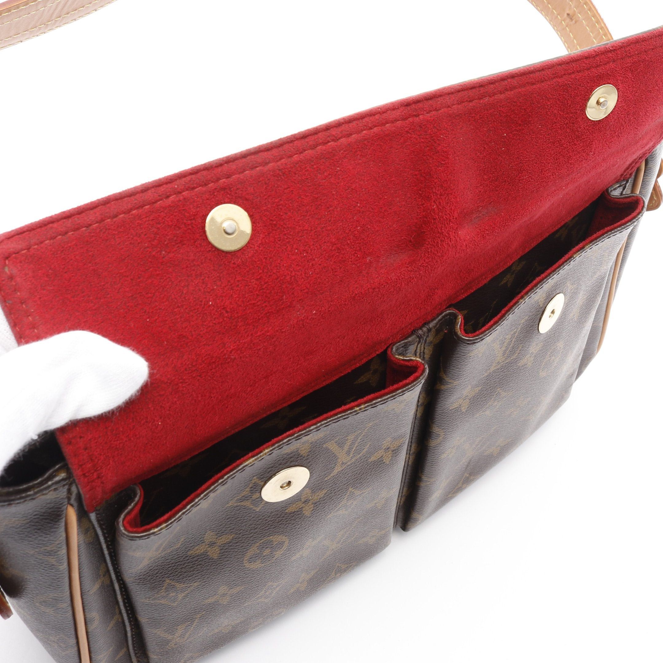Louis Vuitton Louis Vuitton Vivacite Gm Monogram Shoulder Bag Leather Brown Size ONE SIZE - 6 Thumbnail