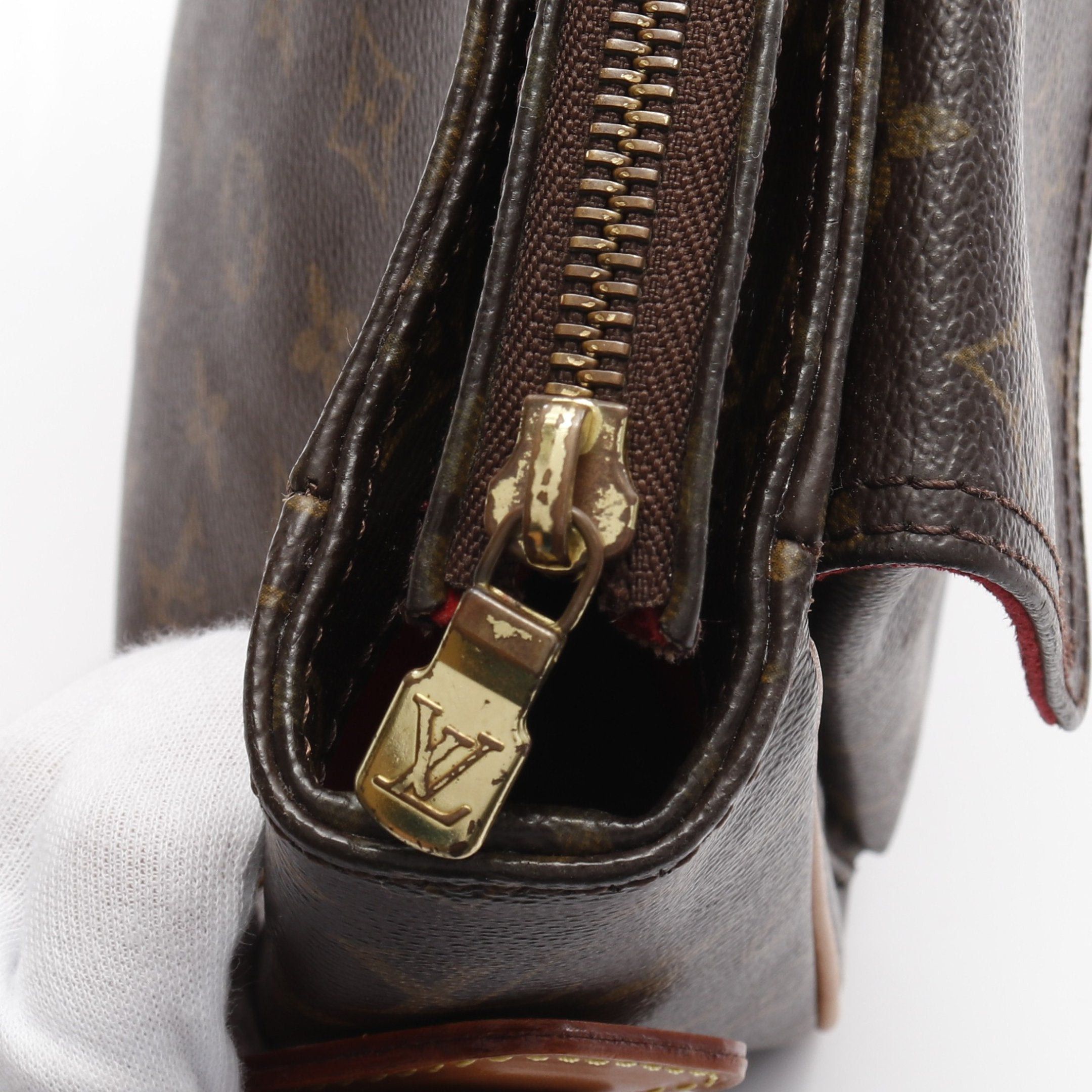 Louis Vuitton Louis Vuitton Vivacite Gm Monogram Shoulder Bag Leather Brown Size ONE SIZE - 7 Thumbnail