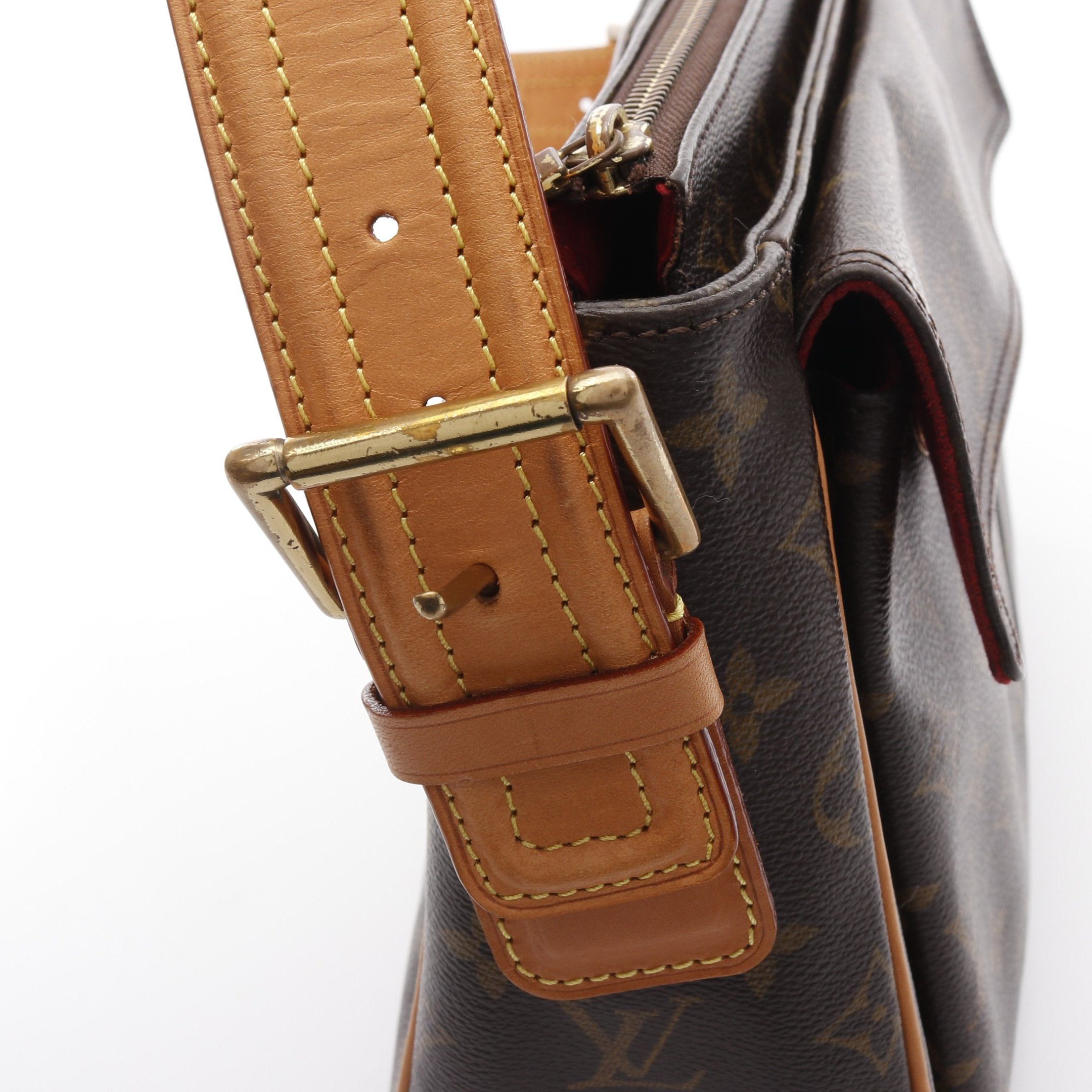 Louis Vuitton Louis Vuitton Vivacite Gm Monogram Shoulder Bag Leather Brown Size ONE SIZE - 8 Thumbnail